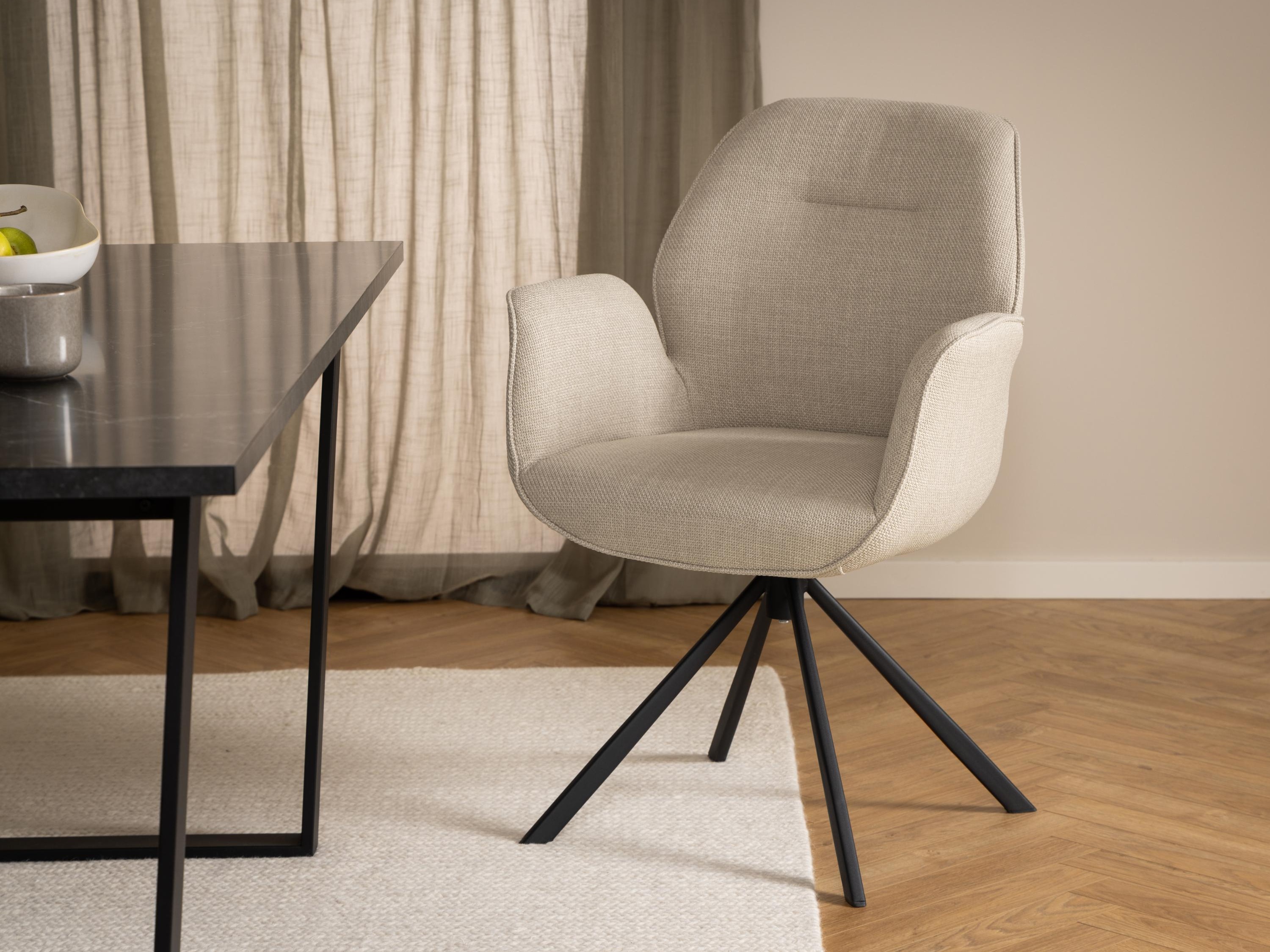Silla Norsica 392 (Beige + Negro)