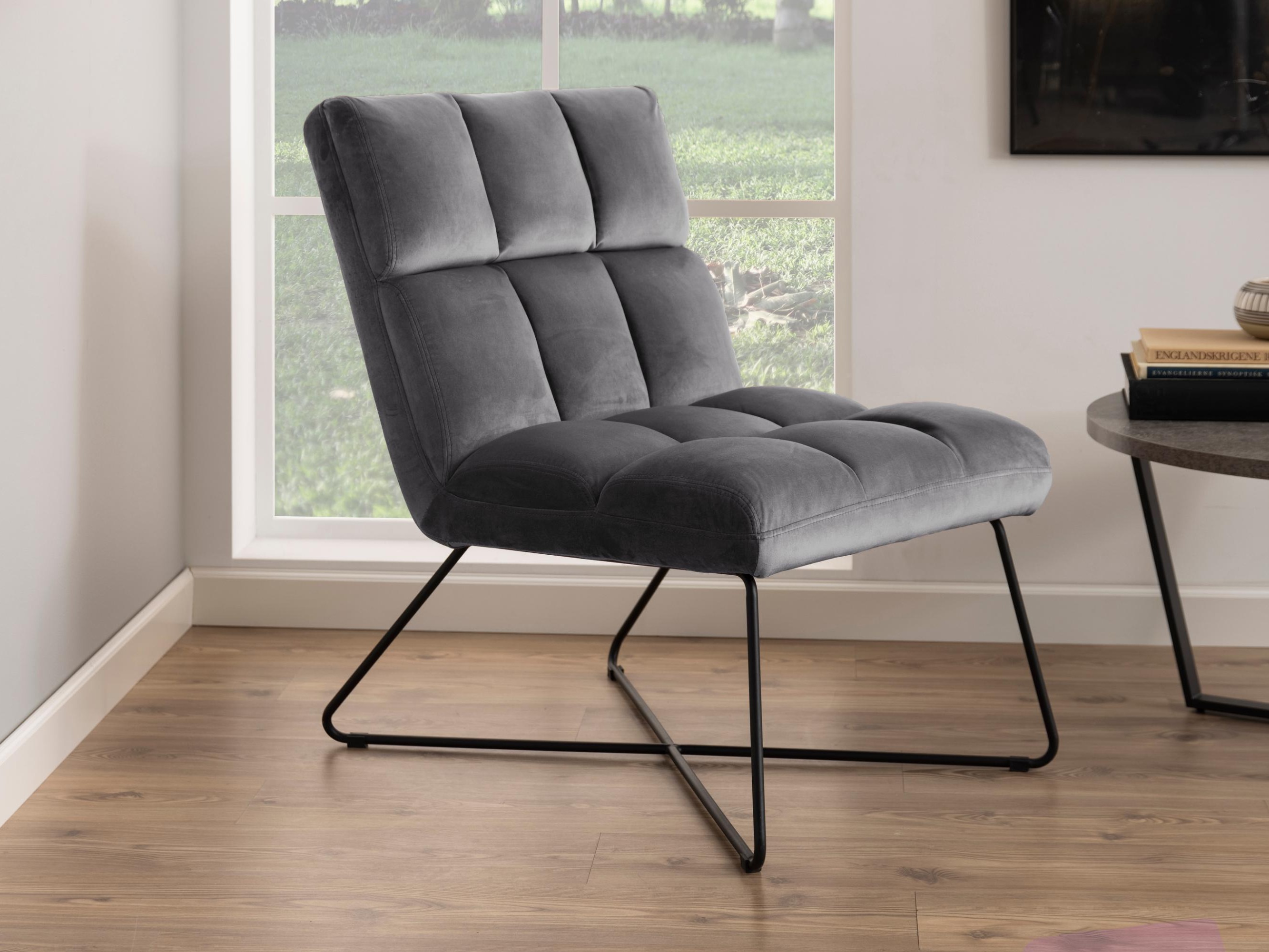 Sillón Norsica 370 (Gris oscuro + Negro)