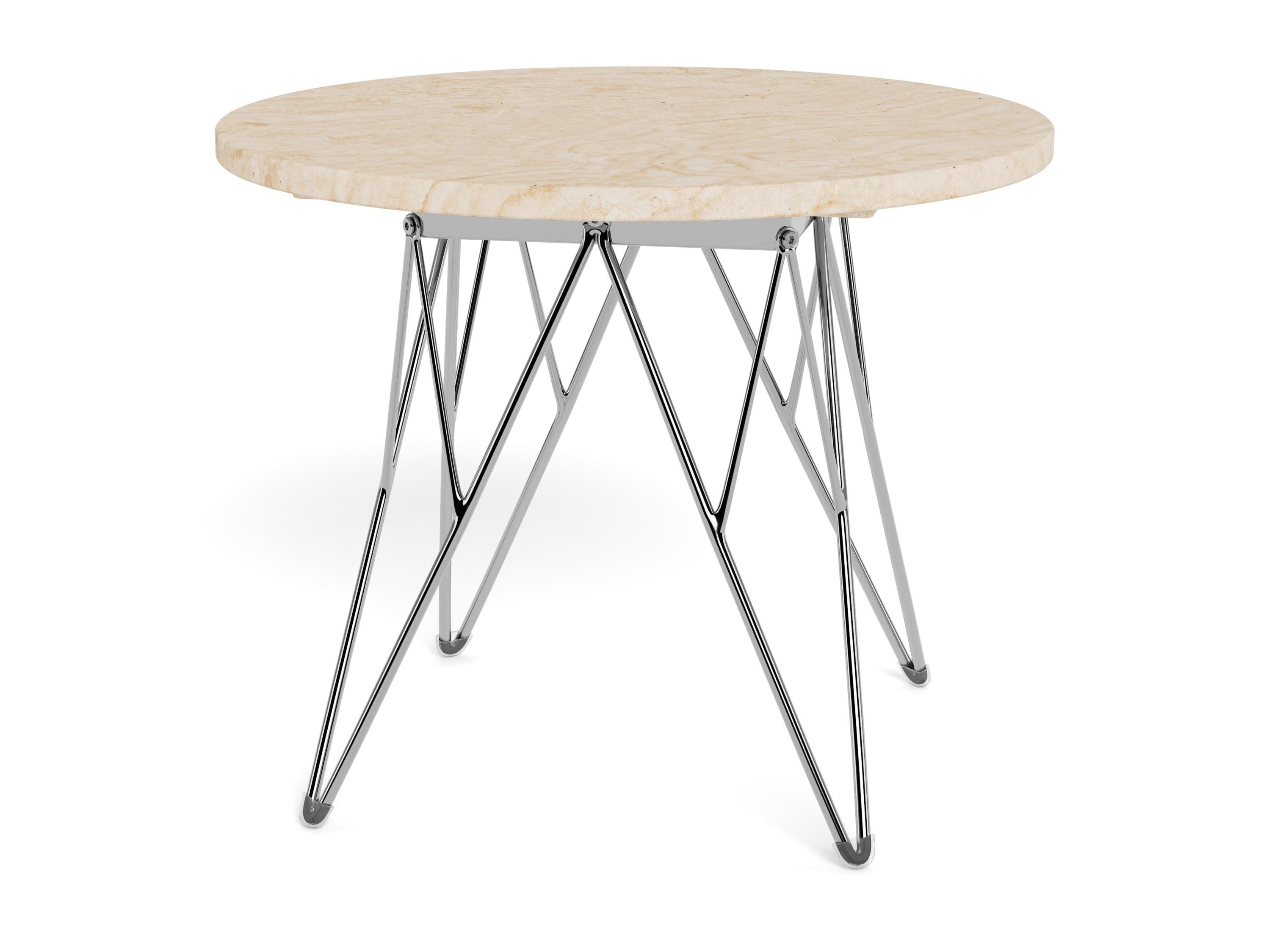 Mesa de centro Norsica 819 (Beige + Plata)