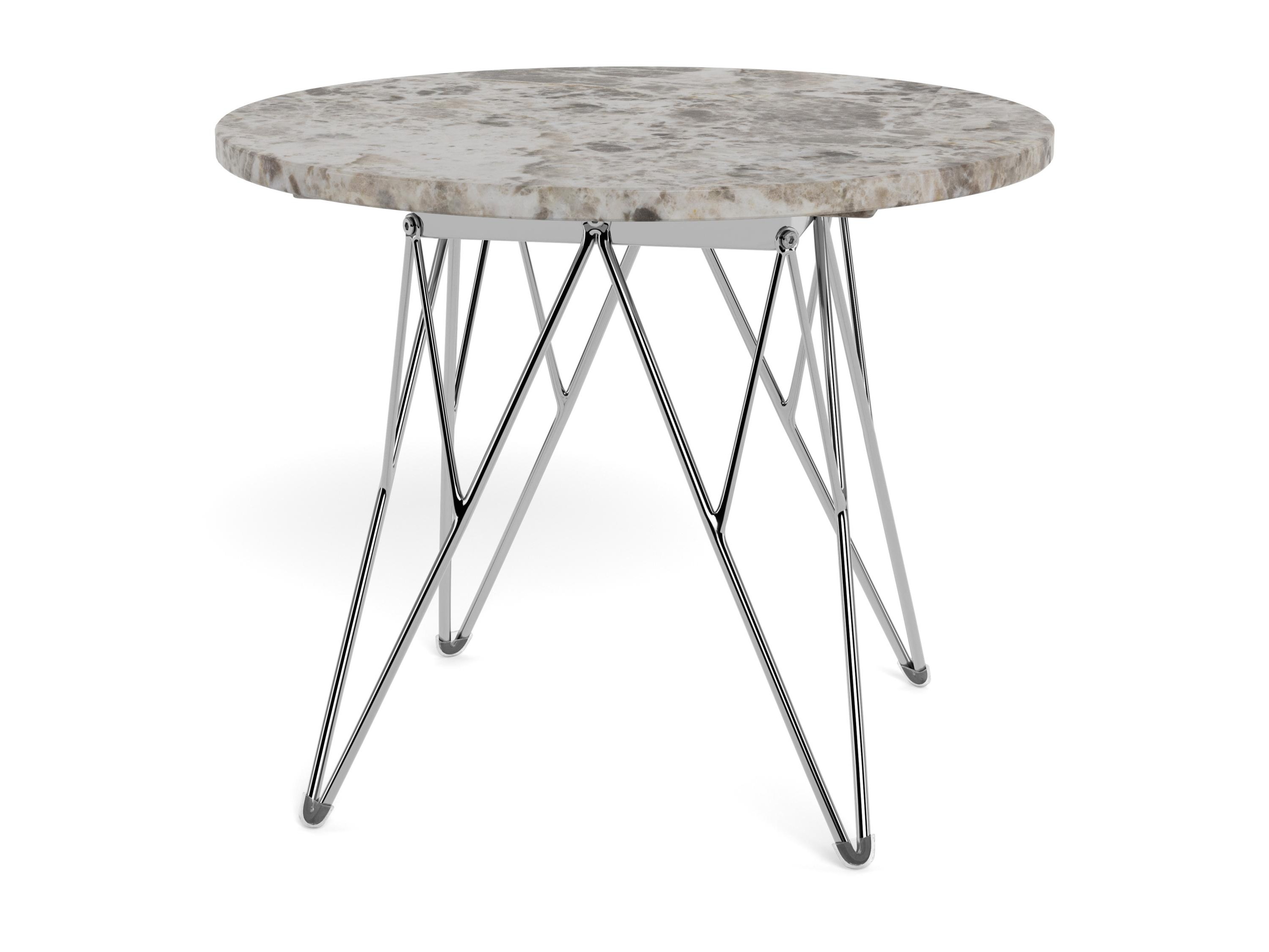 Mesa de centro Norsica 819 (Gris + Plata)