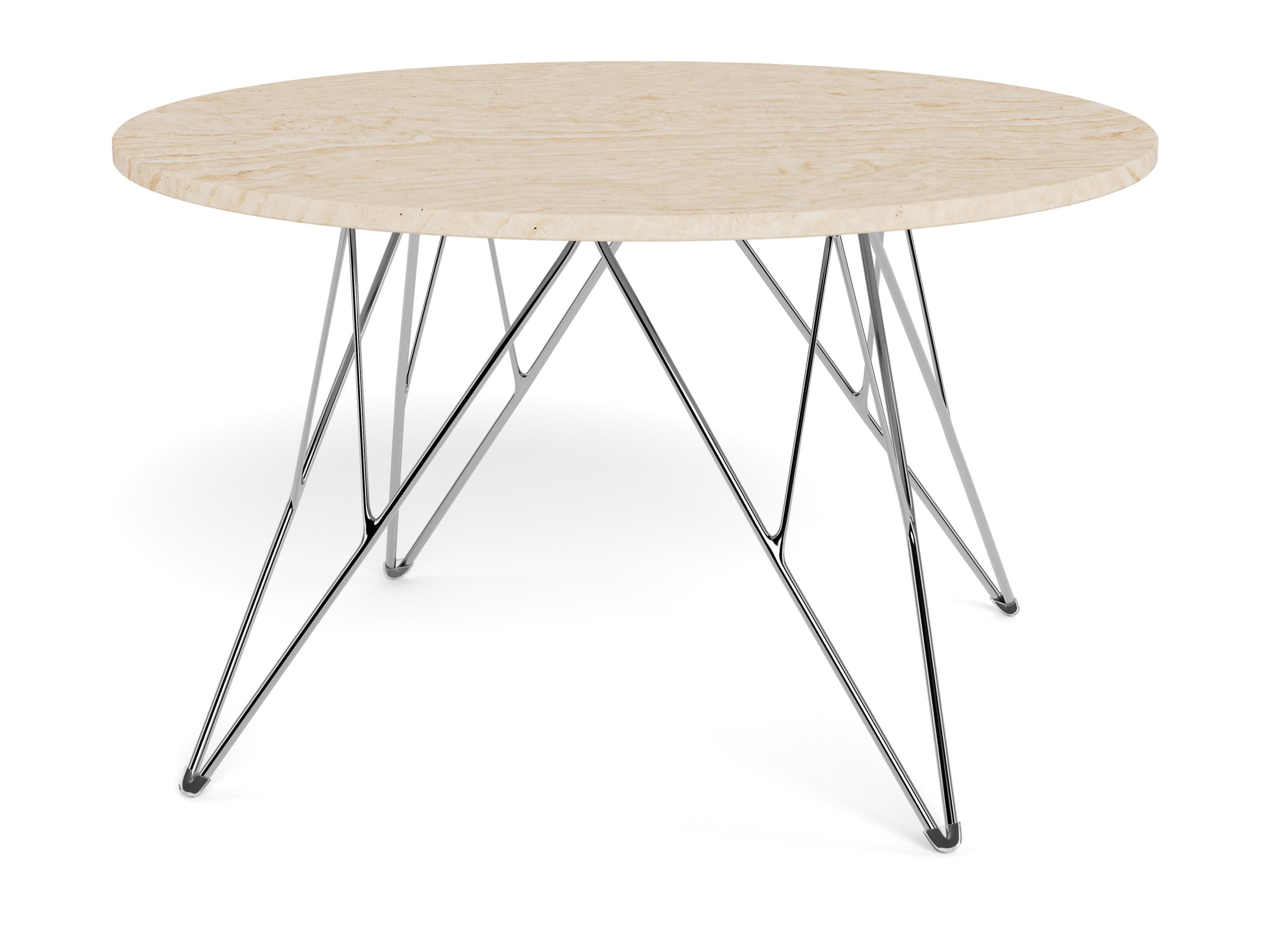 Mesa de centro Norsica 820 (Beige + Plata)