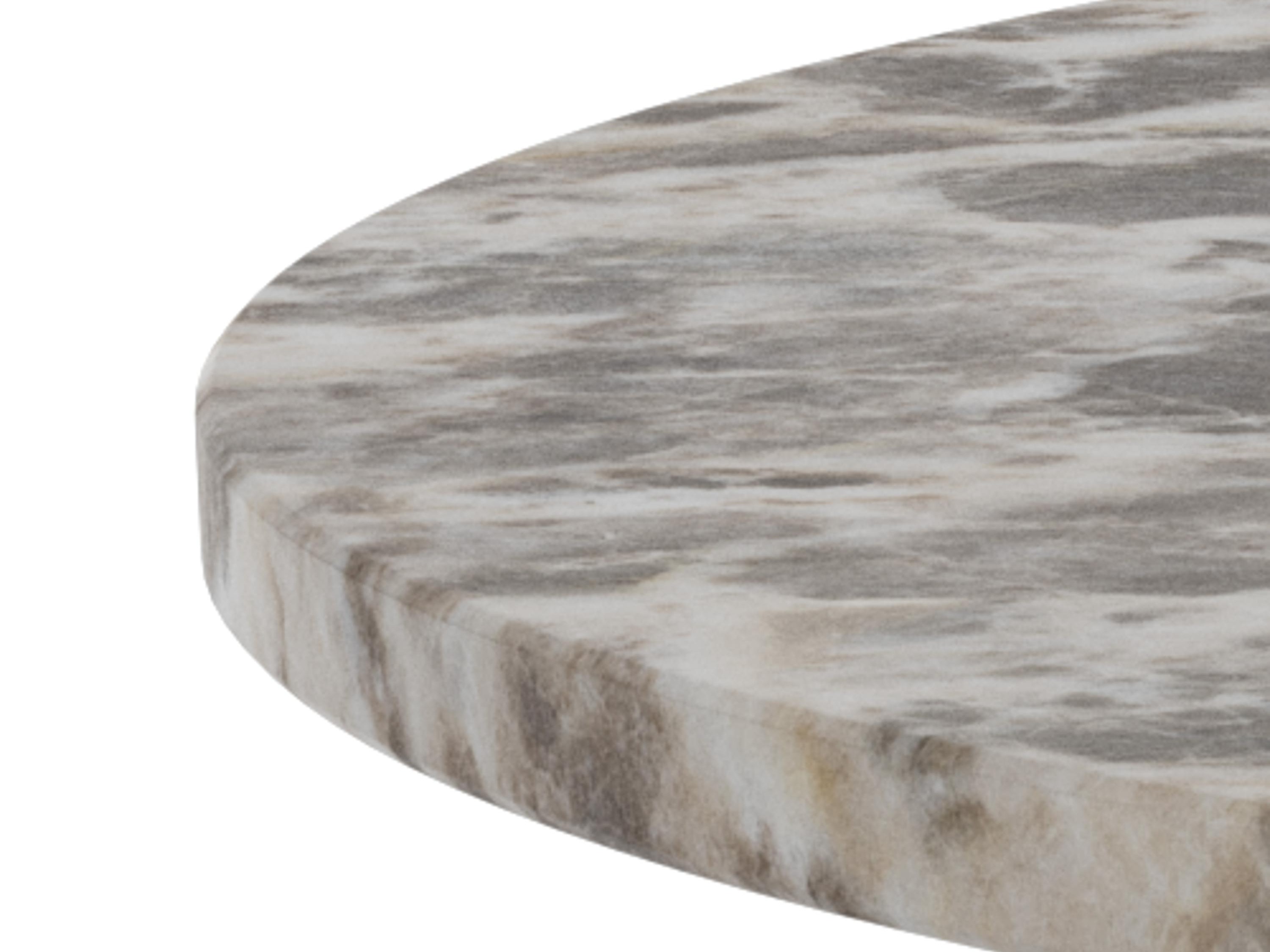 Mesa de centro Norsica 820 (Gris + Plata)