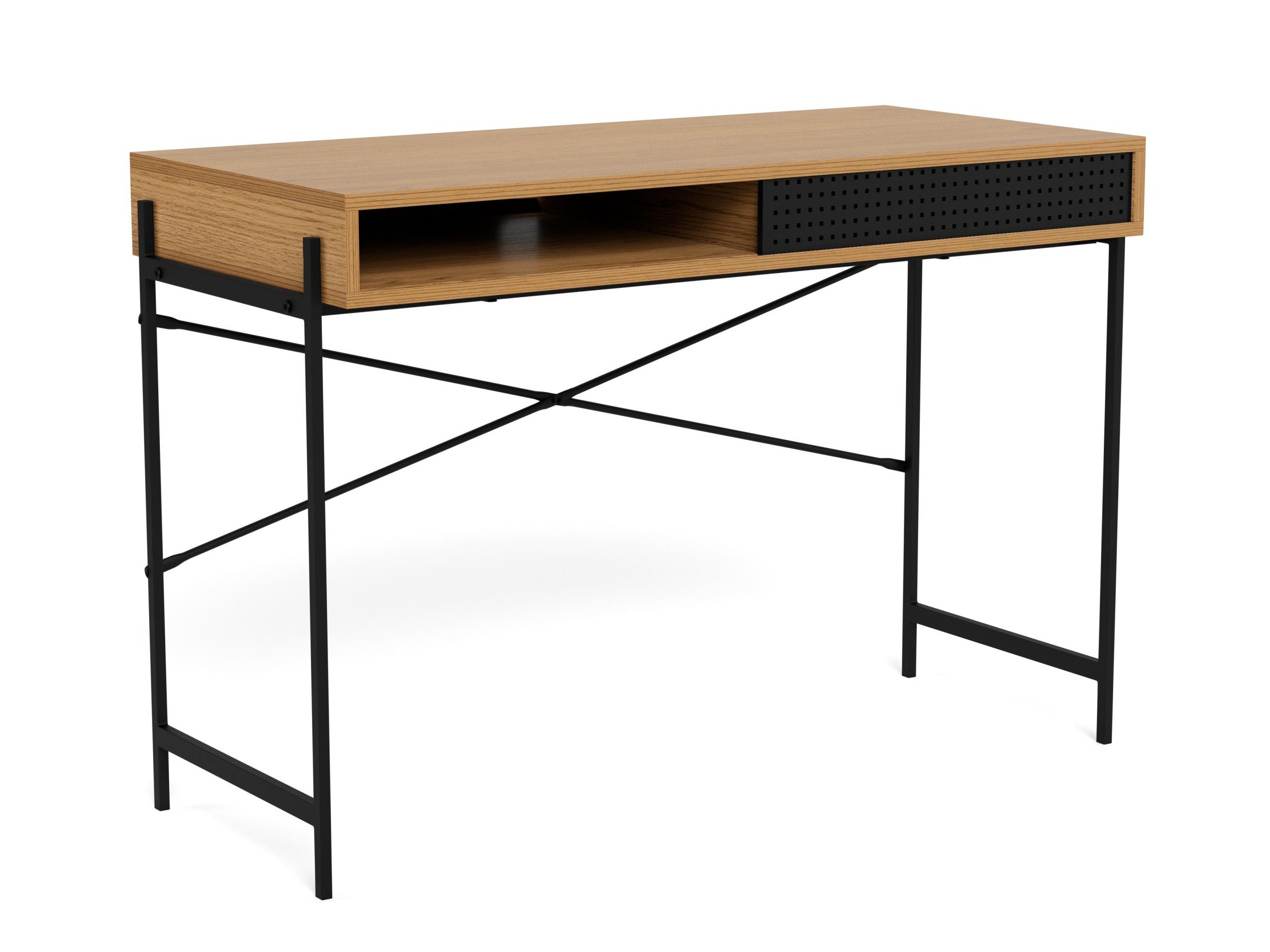 Mesa de oficina Norsica Levsori 105 (Roble salvaje)