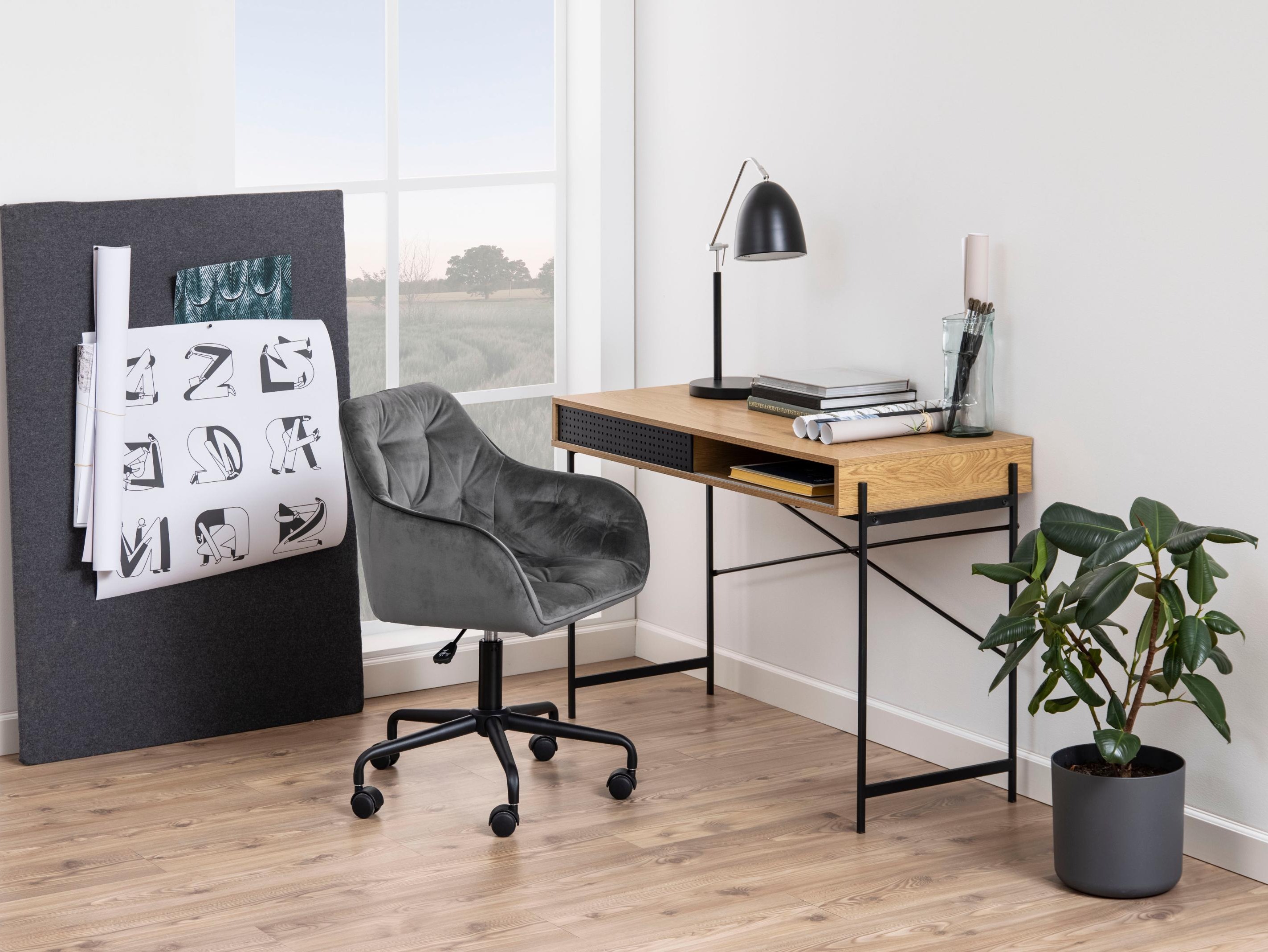 Mesa de oficina Norsica Levsori 105 (Roble salvaje)