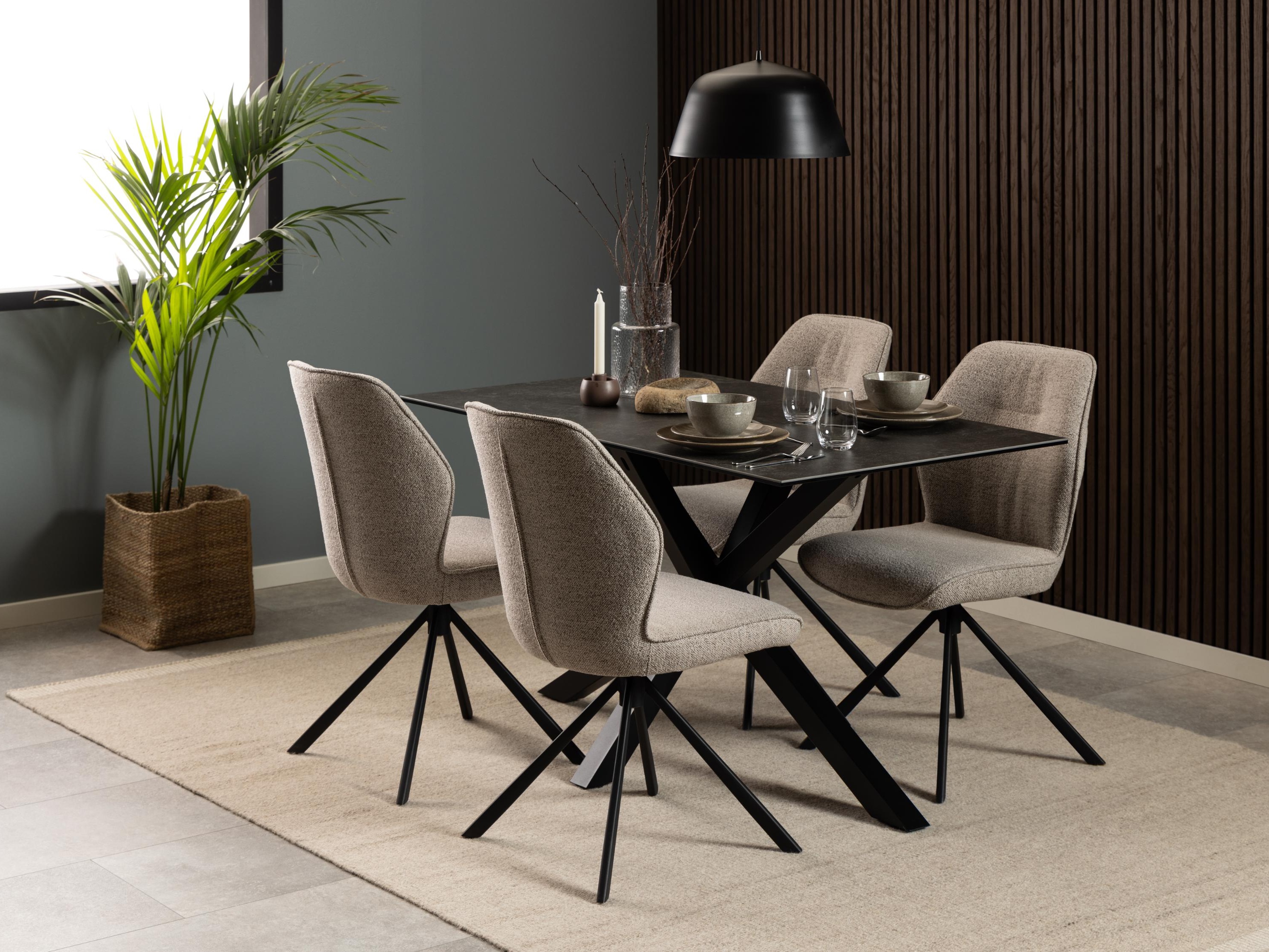 Silla Norsica 679 (Crema + Negro)