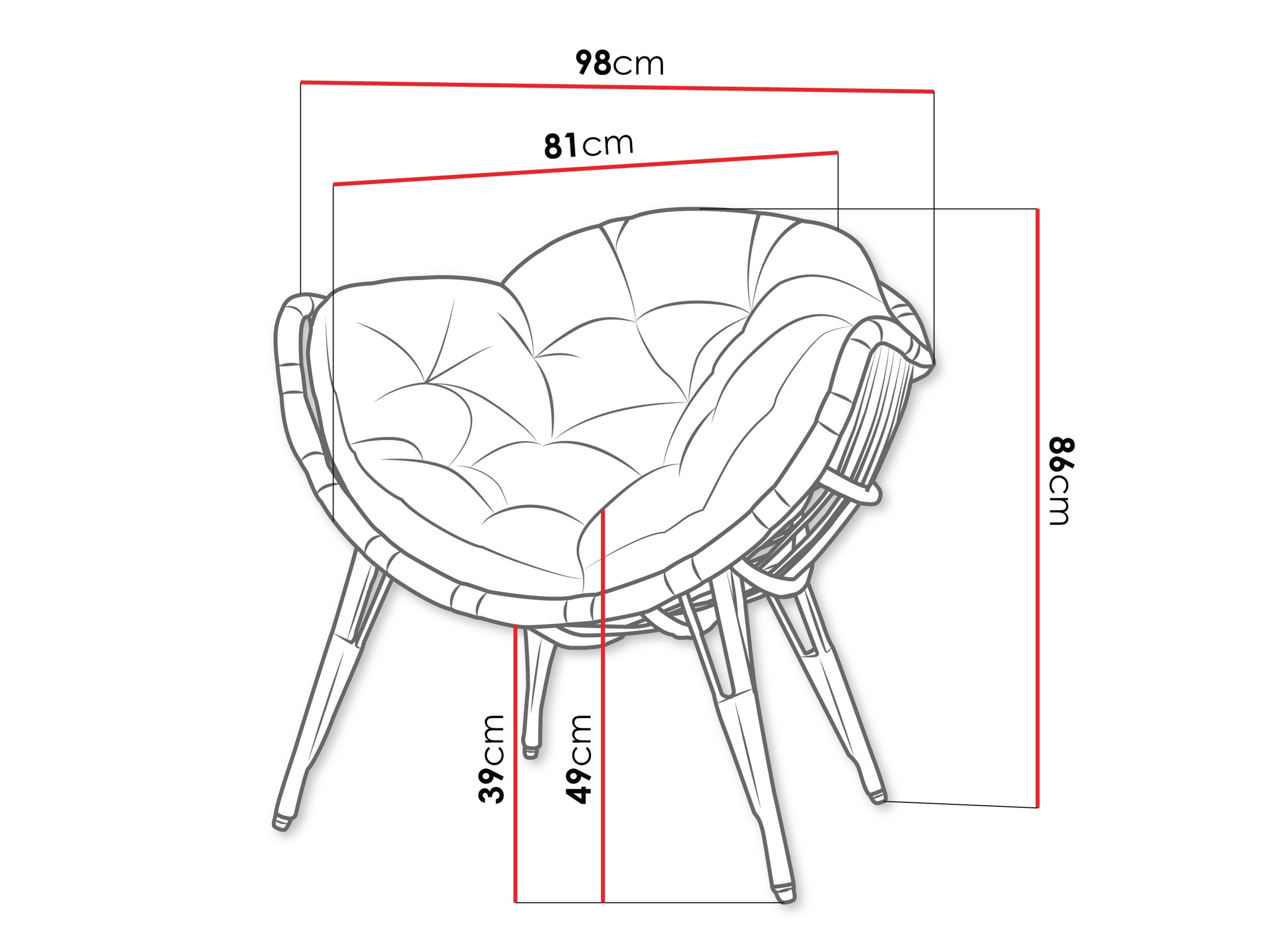 Silla para exterior Comfivo Sapientia