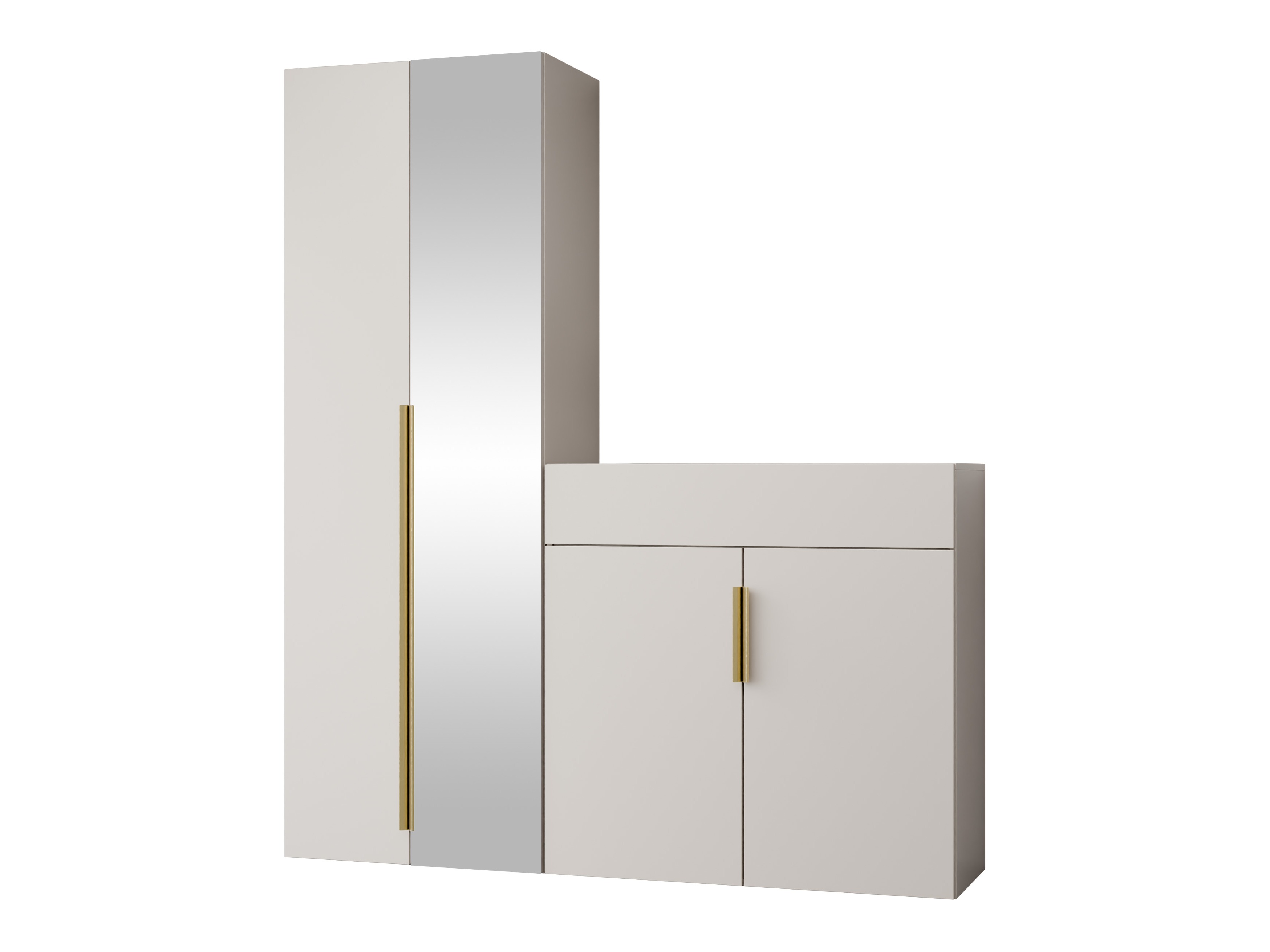 Conjunto para recibidor Comfivo Auditor II (Beige)