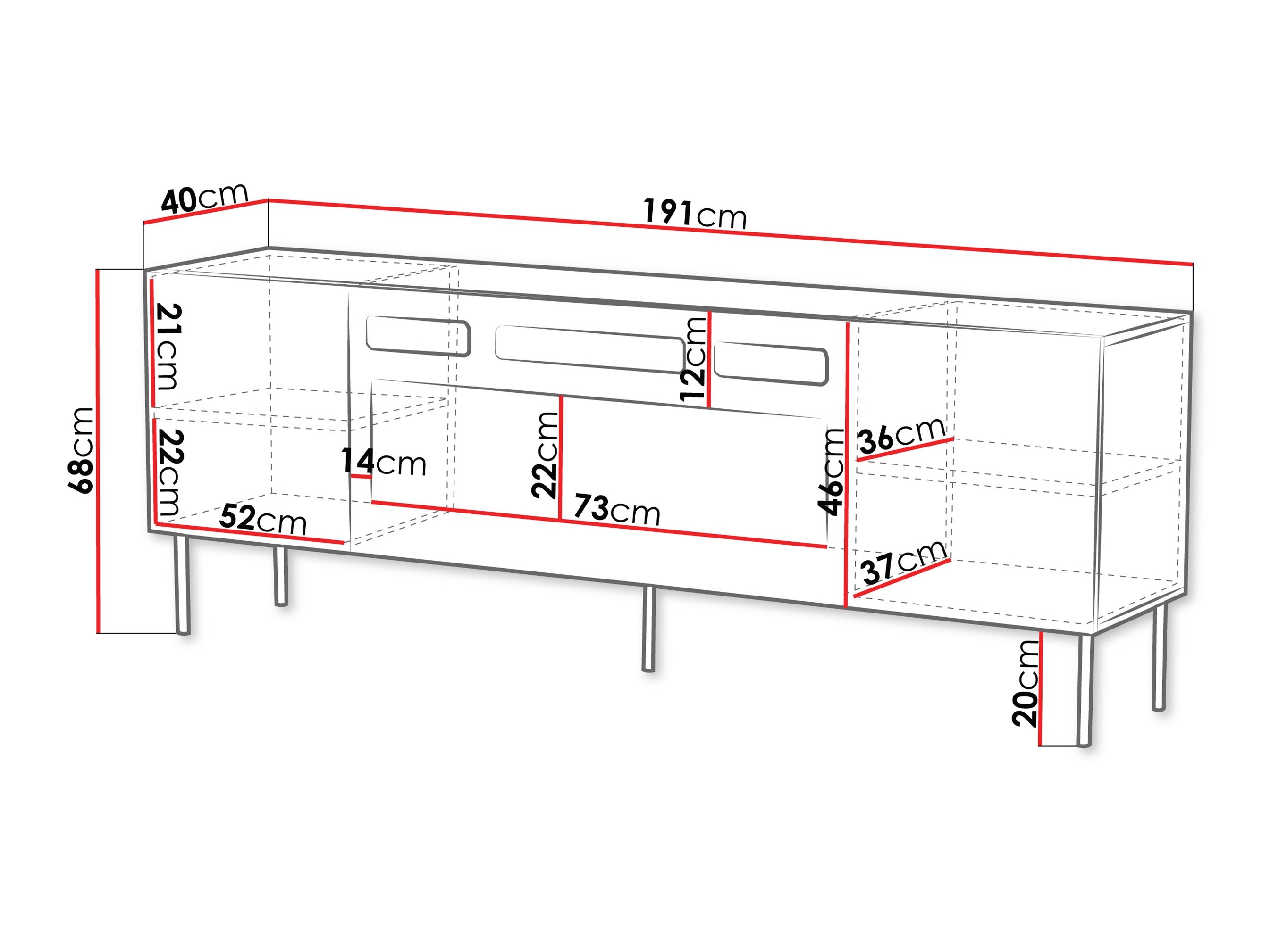 Mueble TV Morbala 105