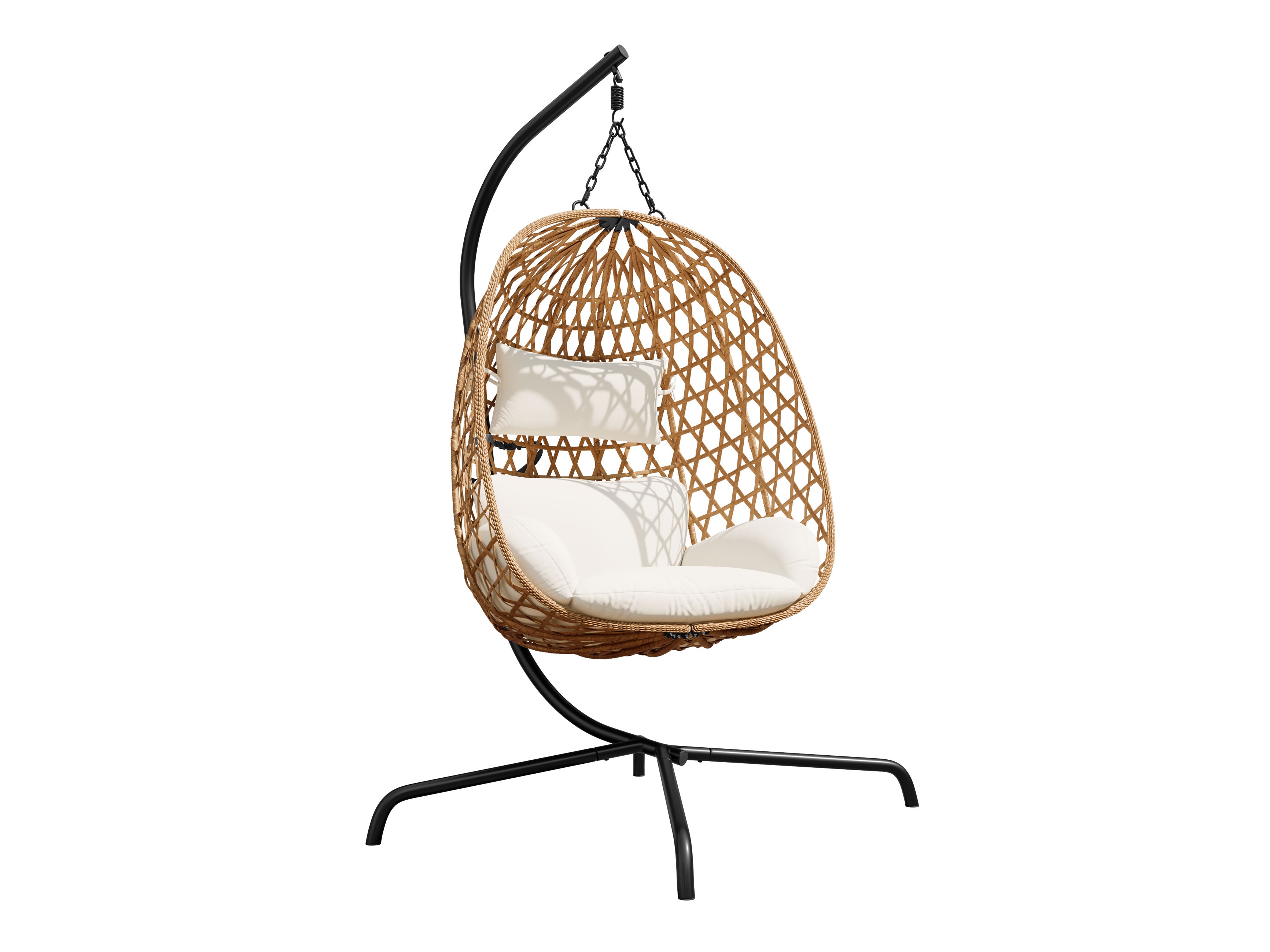 Silla colgante Magistra (Crema + Negro)