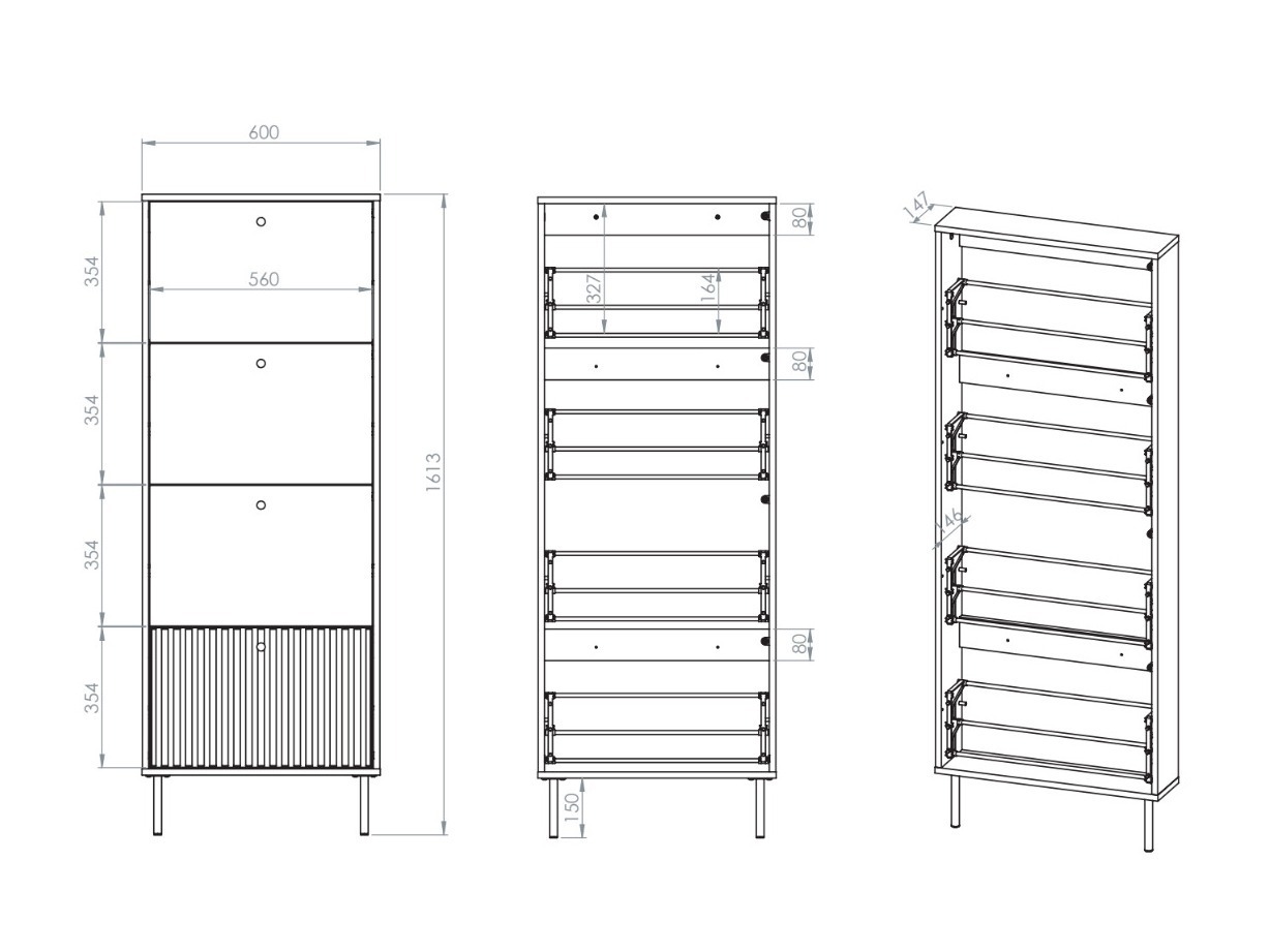 Conjunto para recibidor Marmeli 134