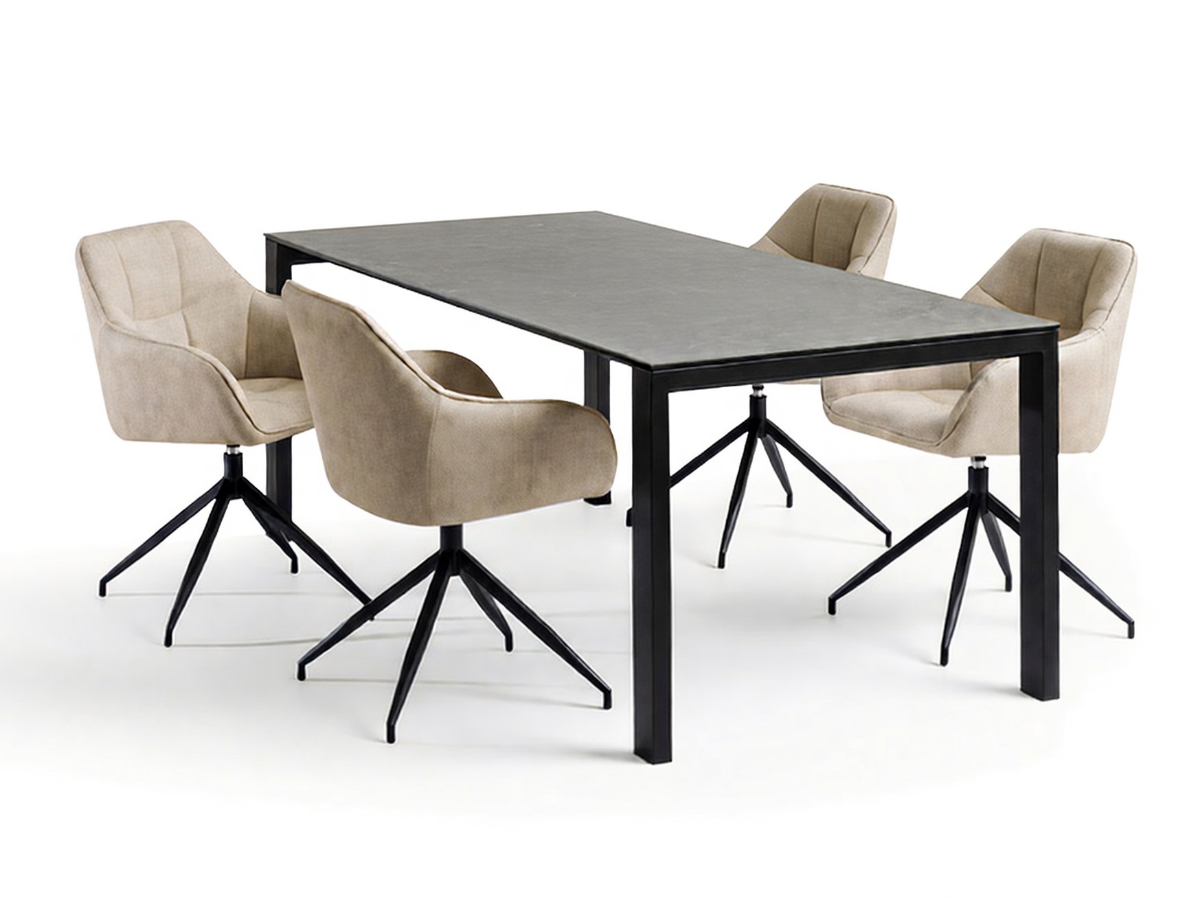 Conjunto de mesas y sillas para comedor Norsica 717
