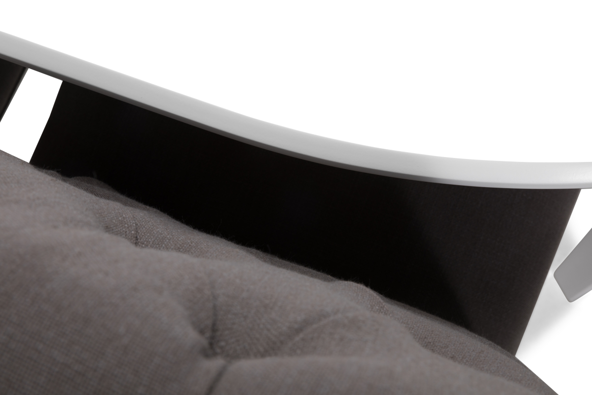 Conjunto de comedor Provo 114 (Gris + Blanco)