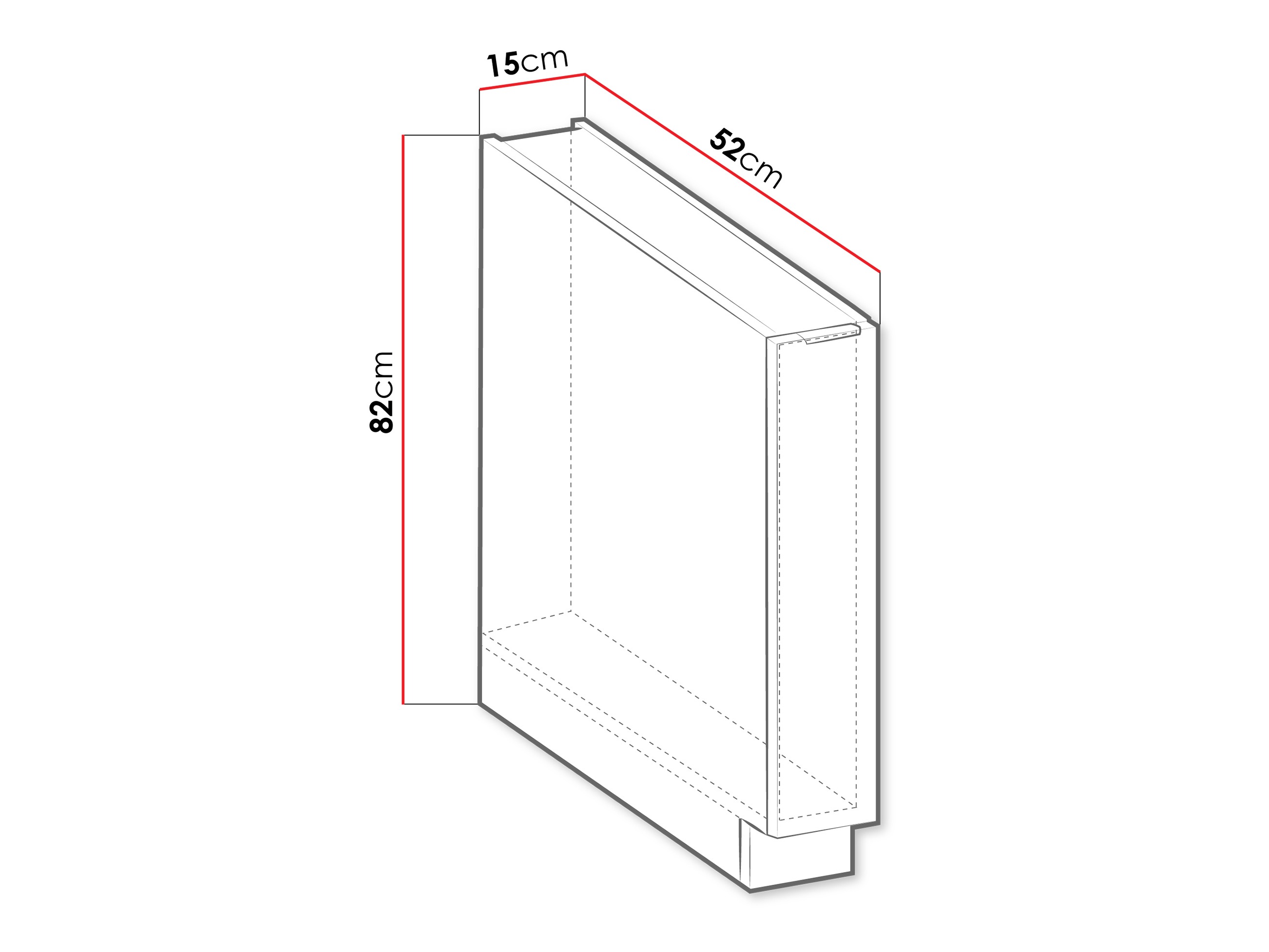 Armario modular con cesta extraíble. Sole 101
