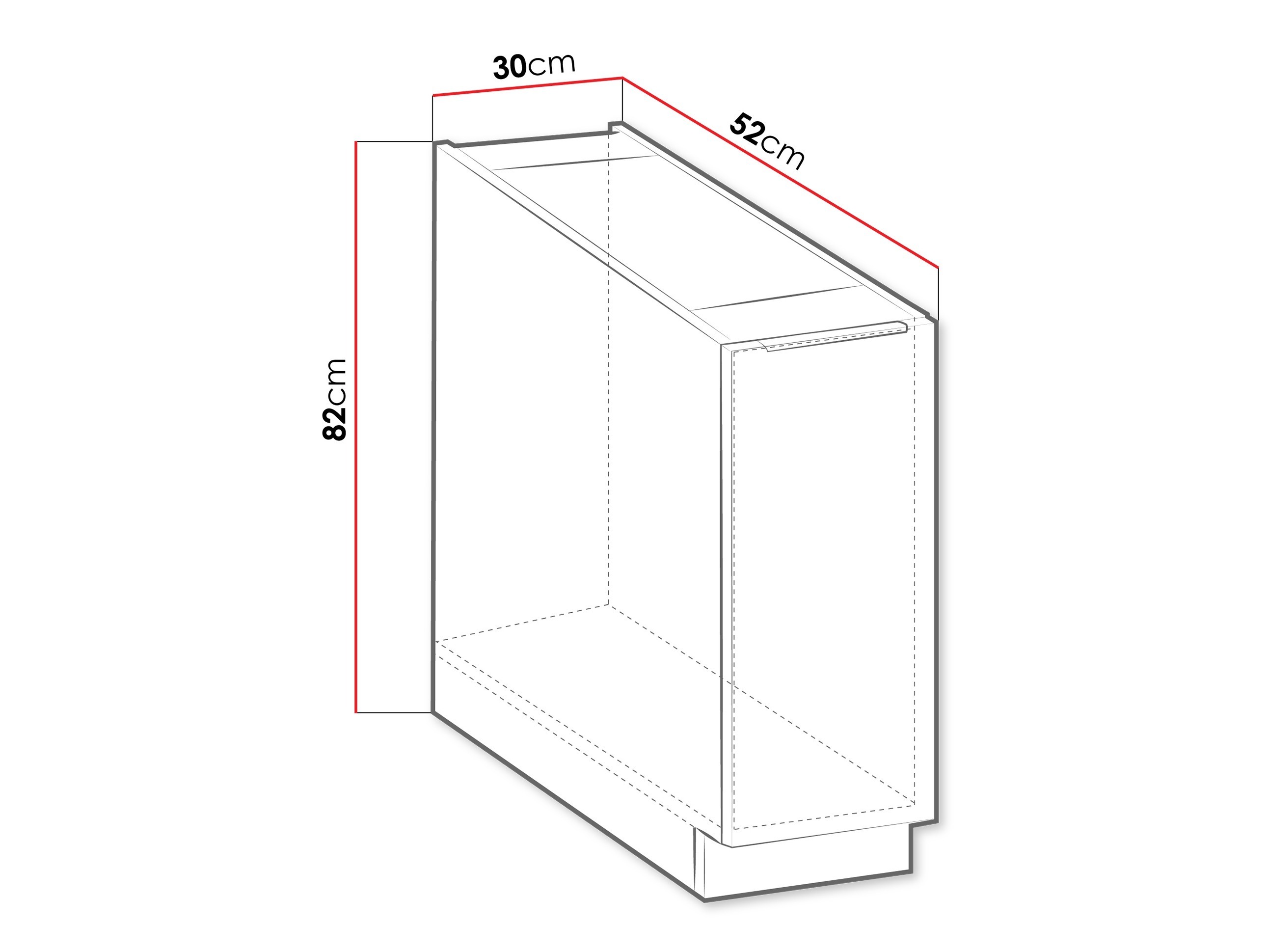 Armario modular con cesta extraíble. Sole 102