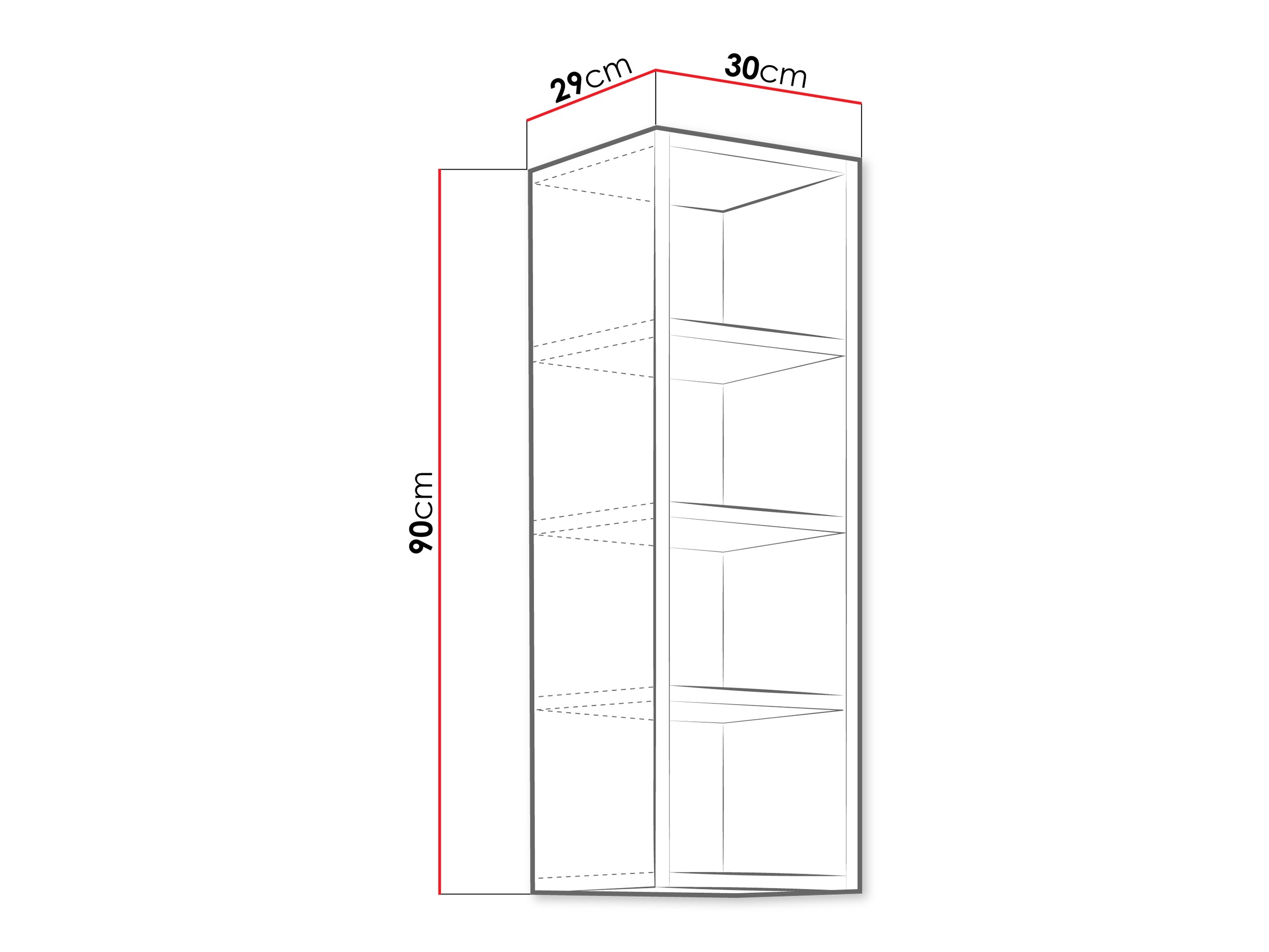 Estantería de pared Sole 110