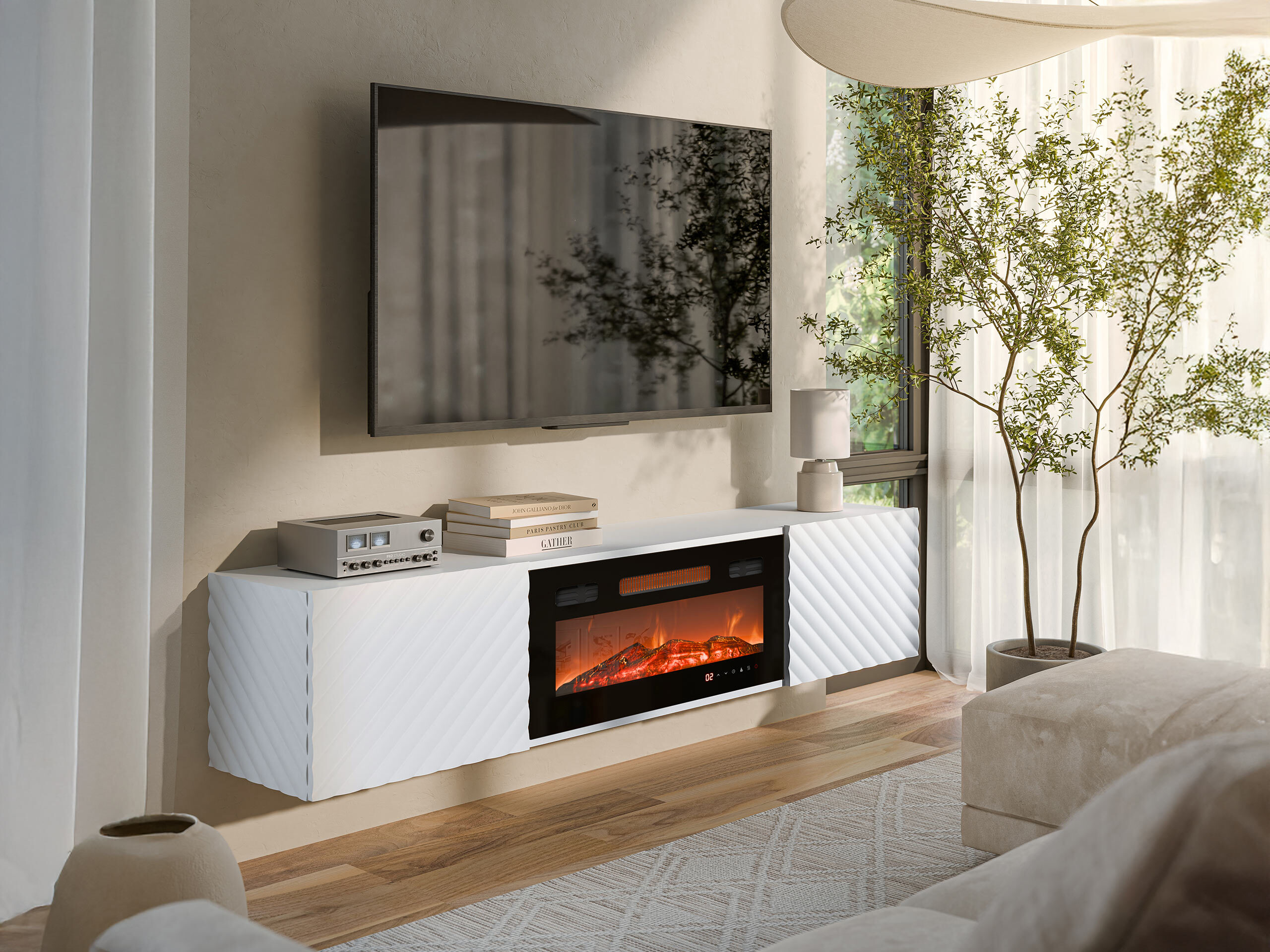 Mueble TV Charlotte 207 (Blanco)