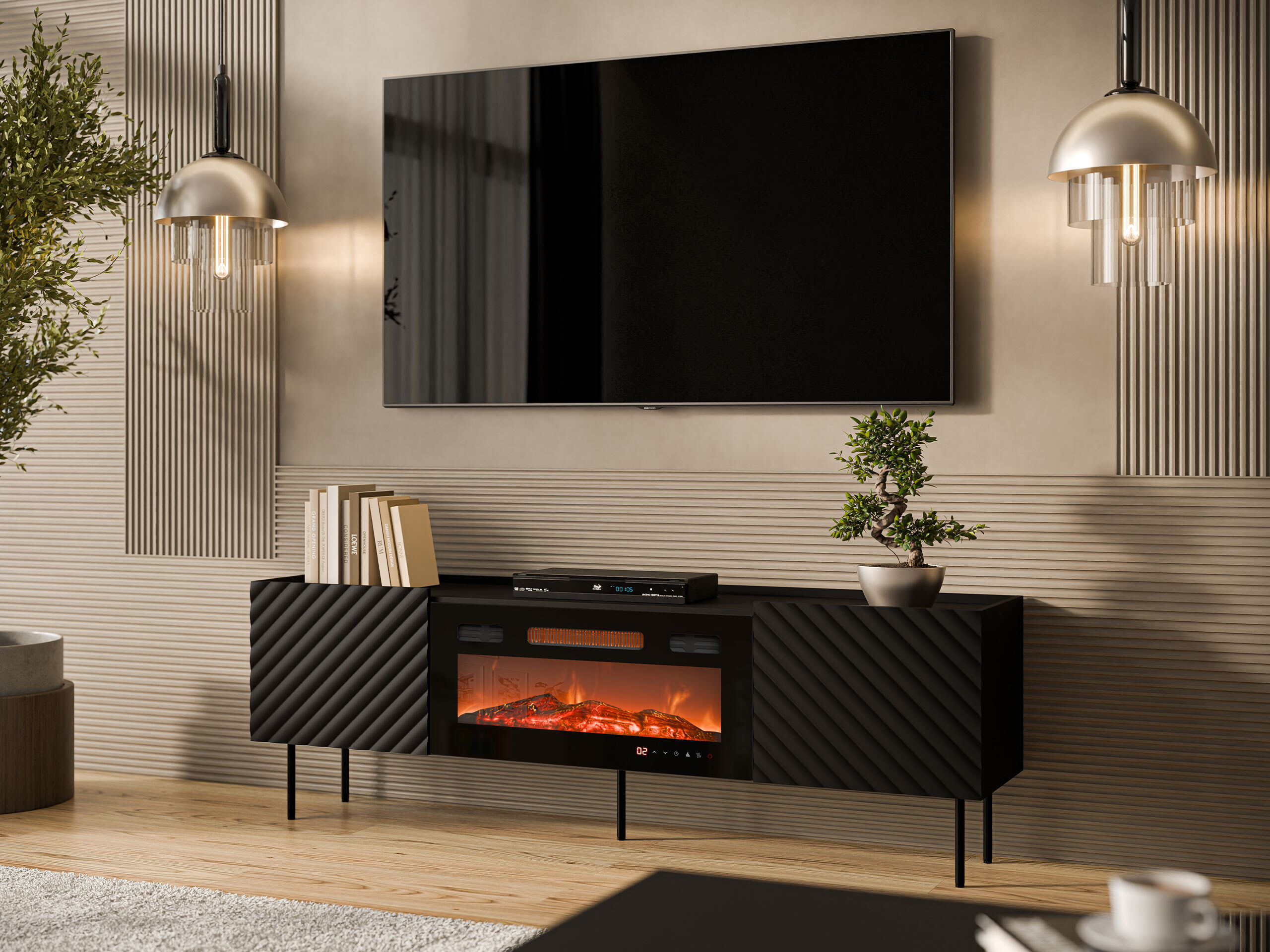 Mueble TV Sillen III (Negro)