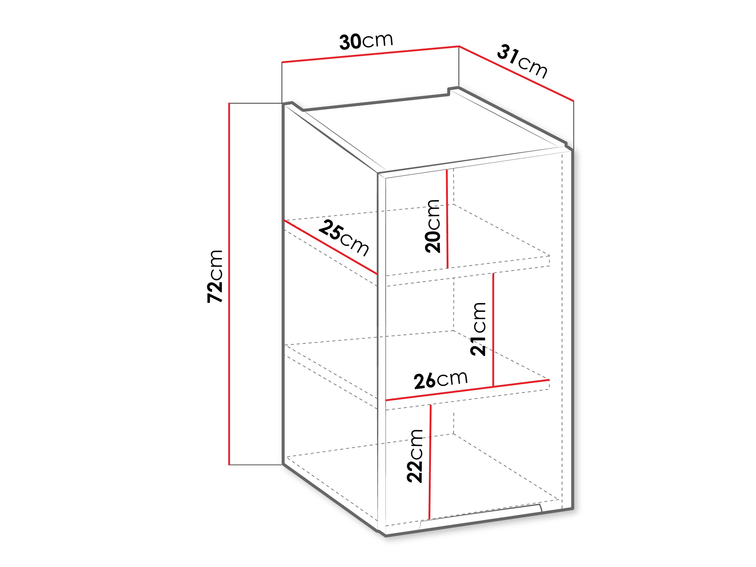 Armario de pared modular Sole 112
