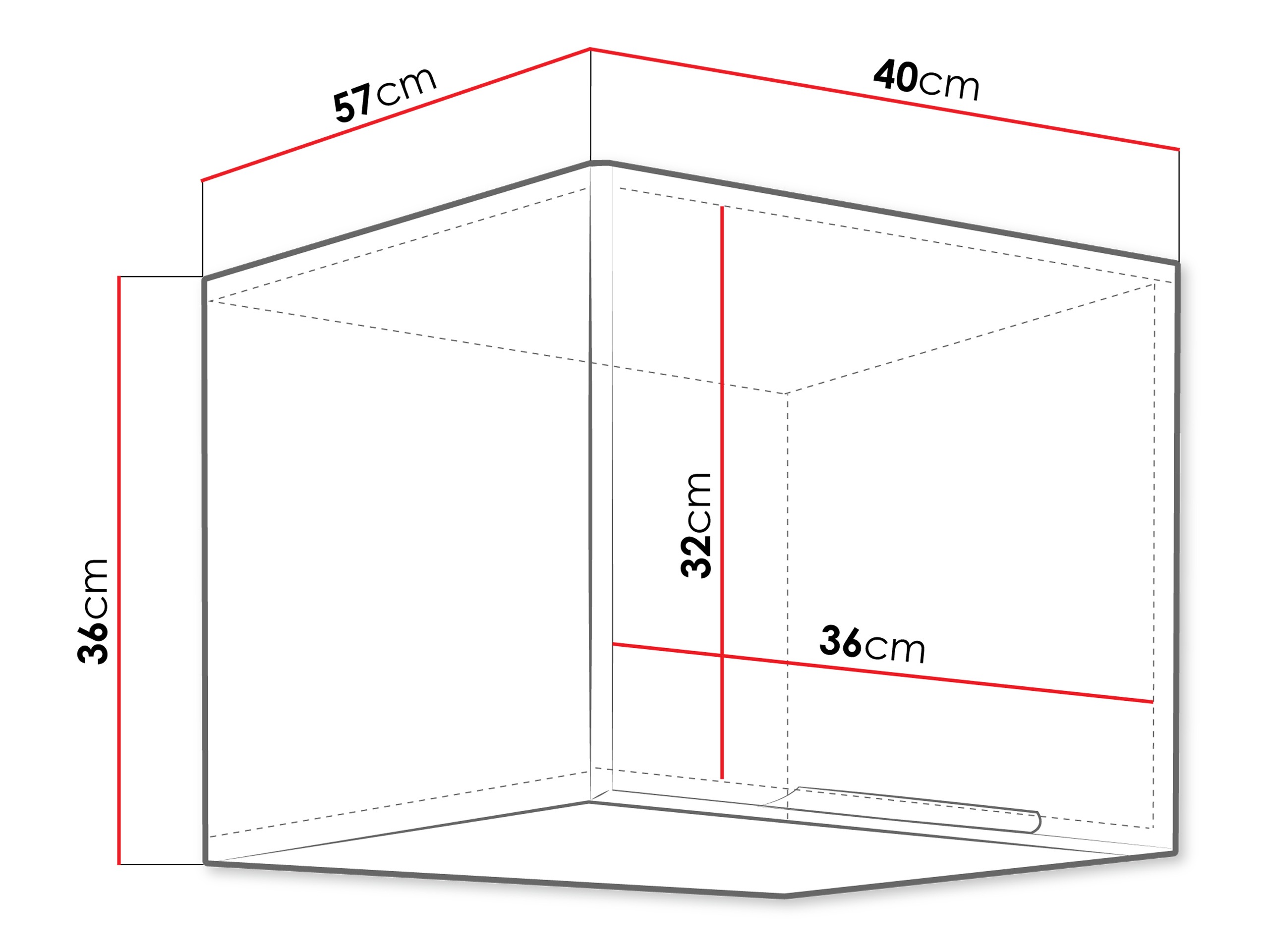 Armario de pared modular Sole 127