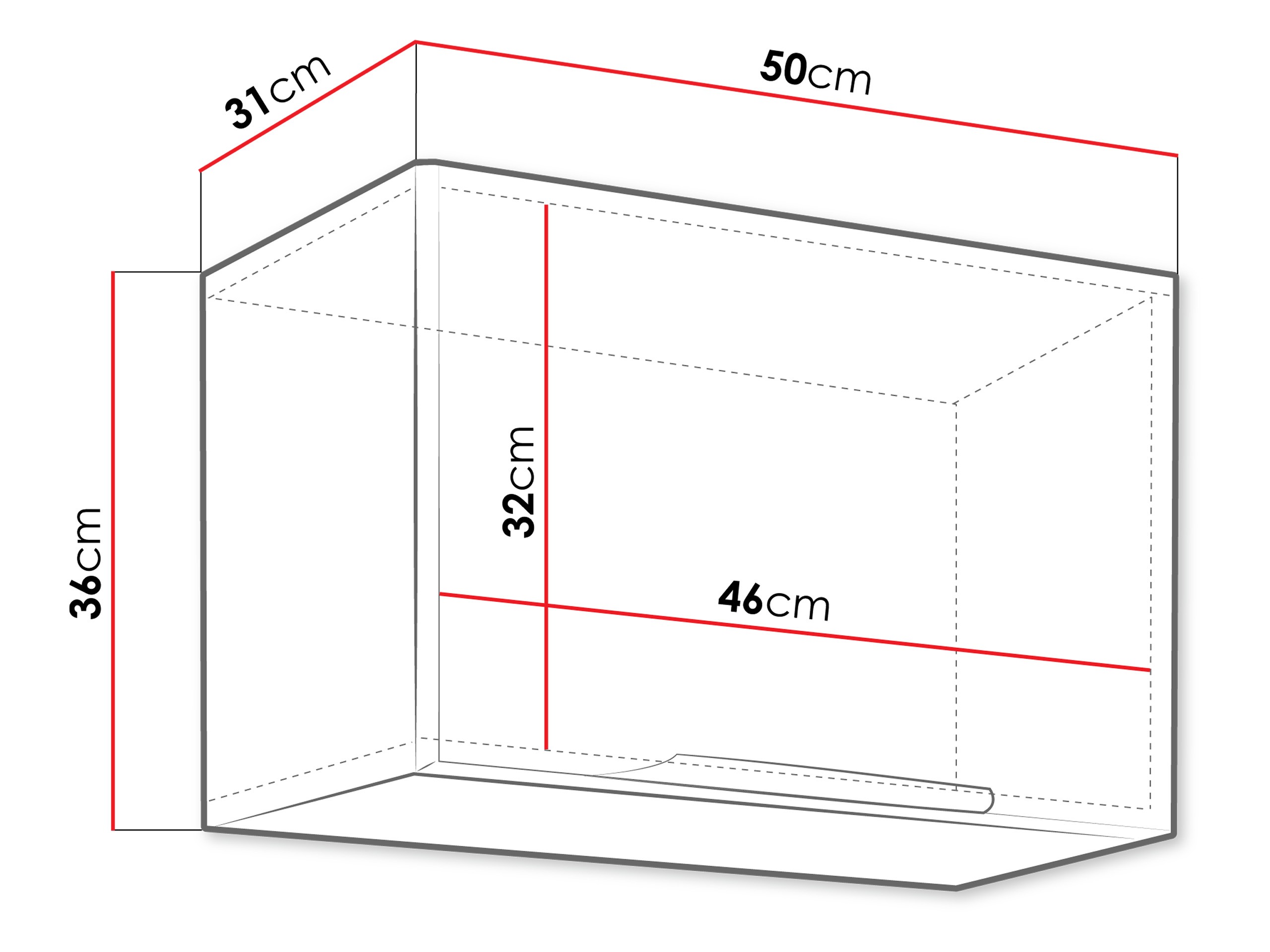Armario de pared modular Sole 128