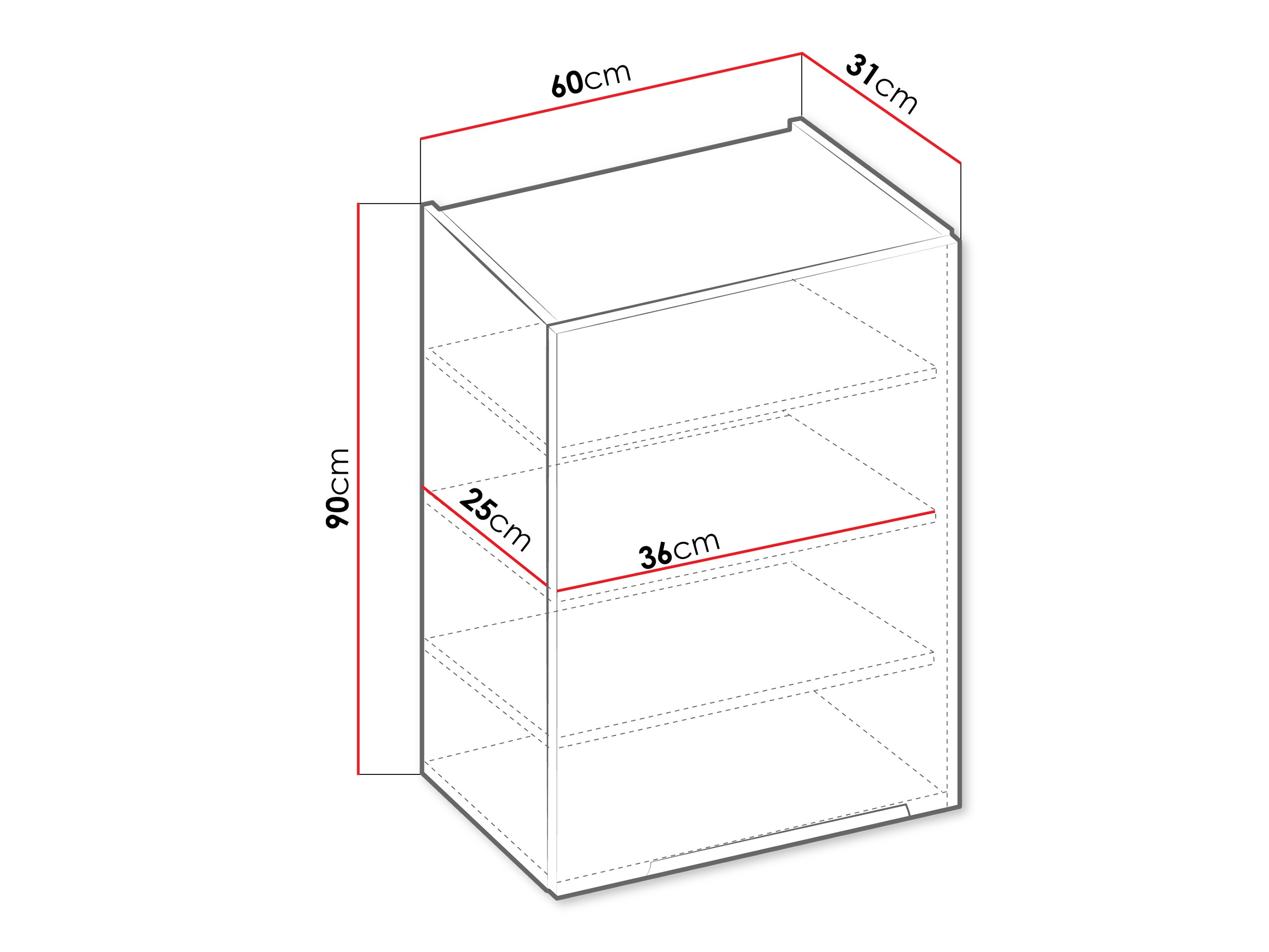 Armario de pared modular Sole 137