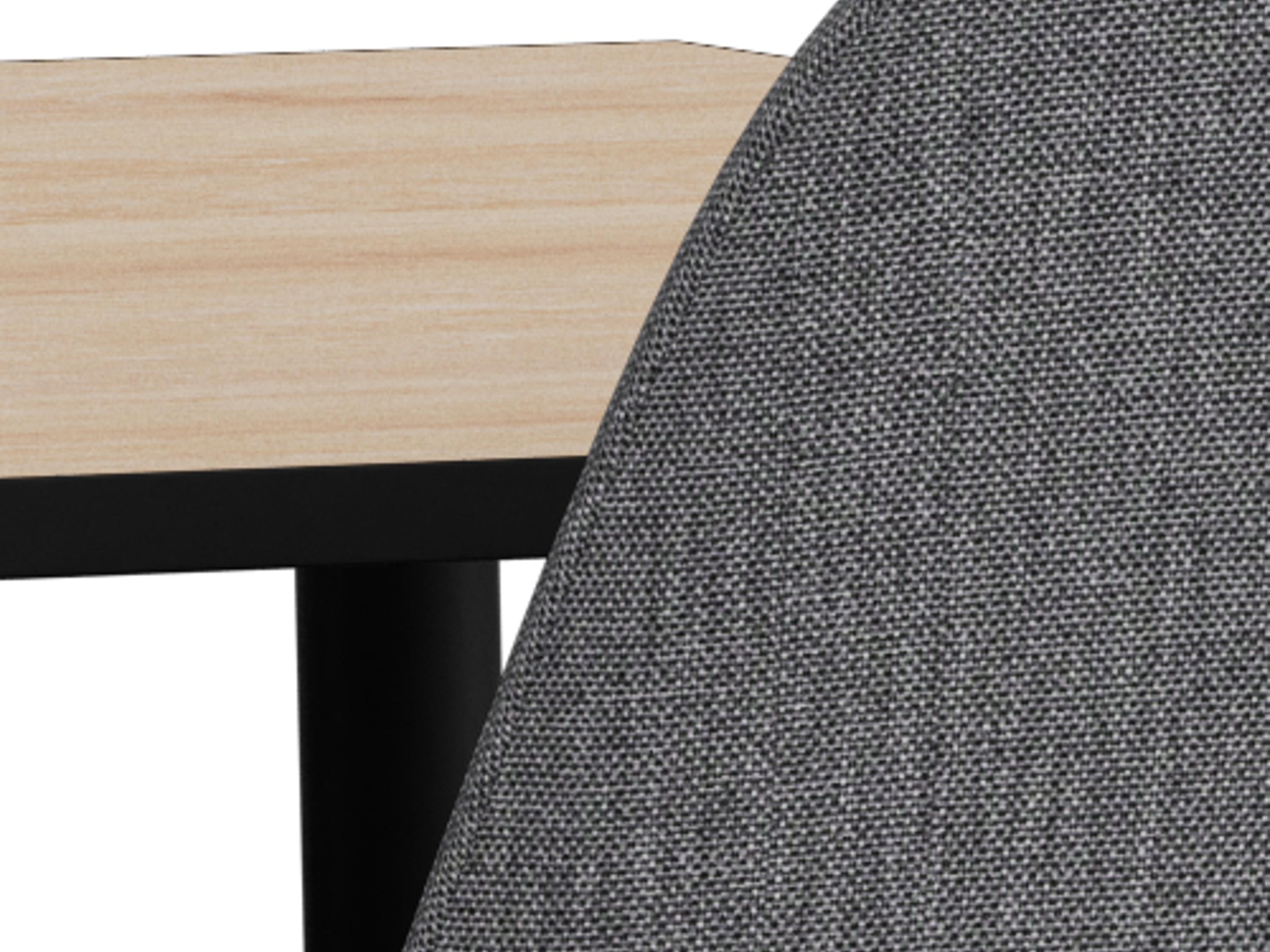 Conjunto de mesas y sillas para comedor Norsica 985 (Roble blanqueado)