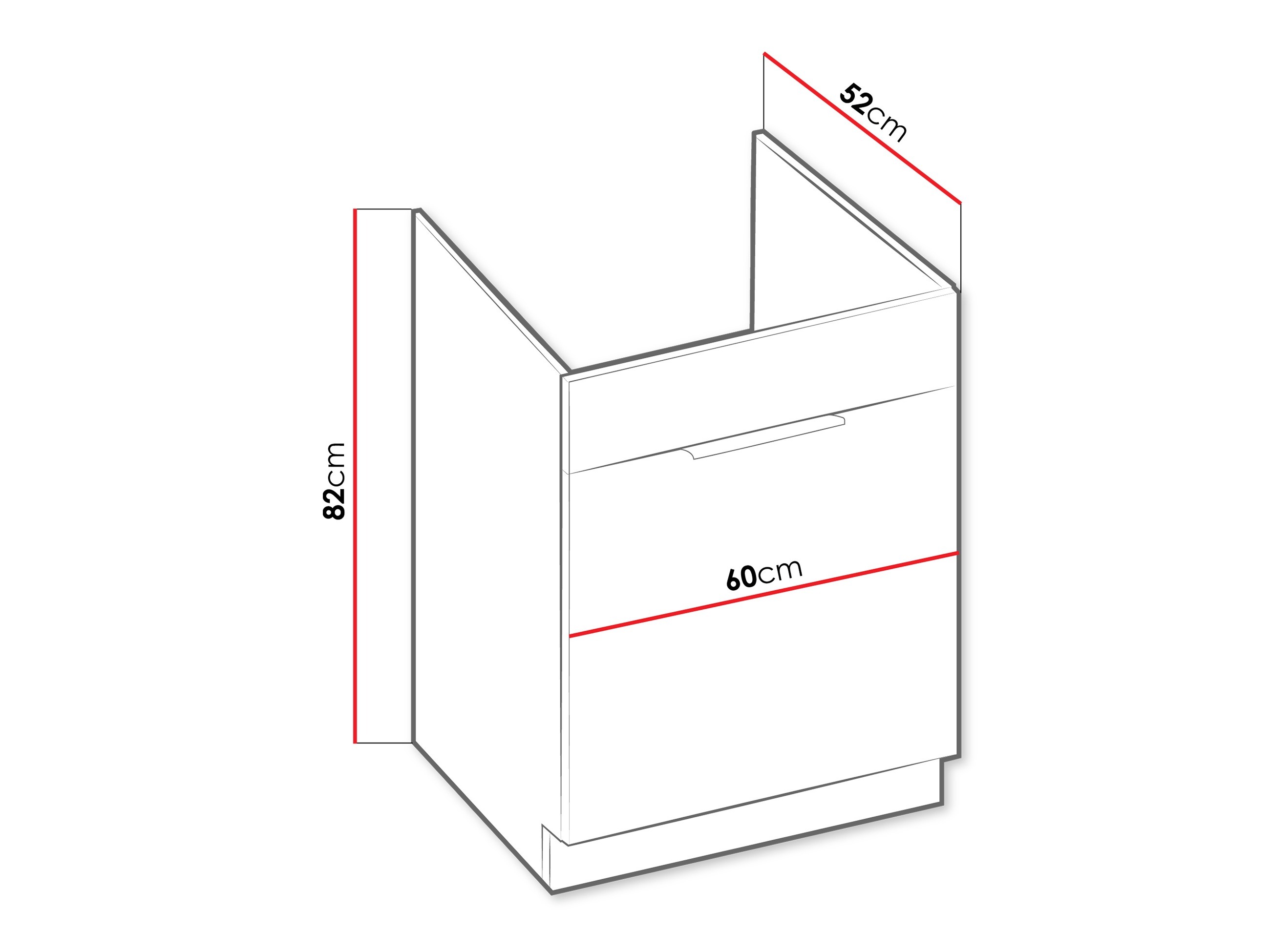 Mueble de lavabo modular con cajón Sole 141