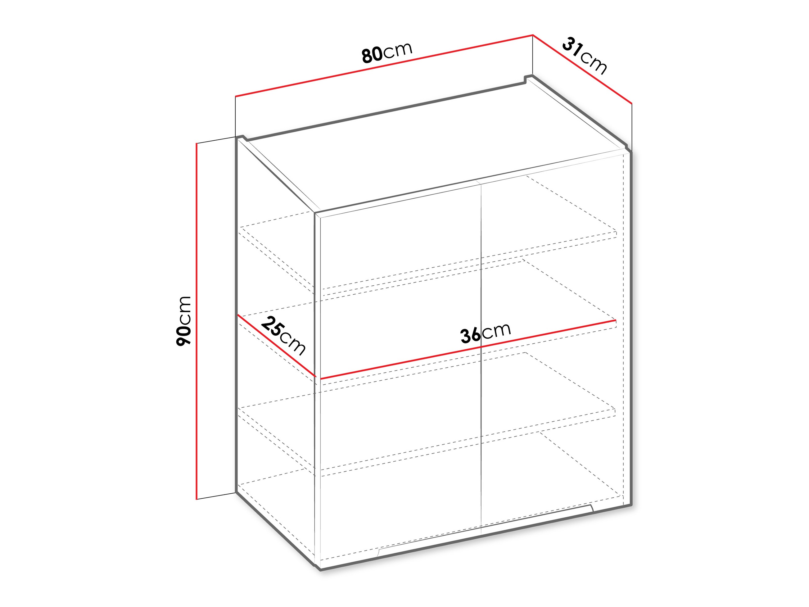 Armario de pared modular Sole 149