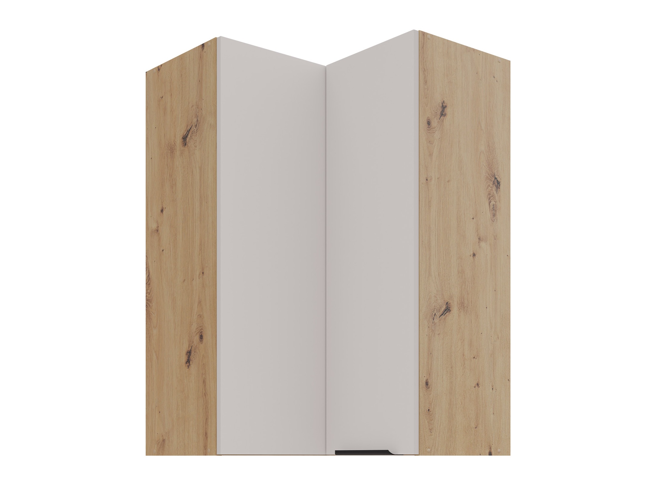 Armario esquinero de pared modular Sole 145