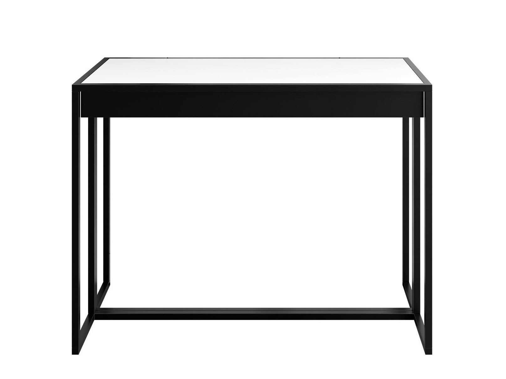 Mesa plegable Oswego 180 (Blanco + Negro)