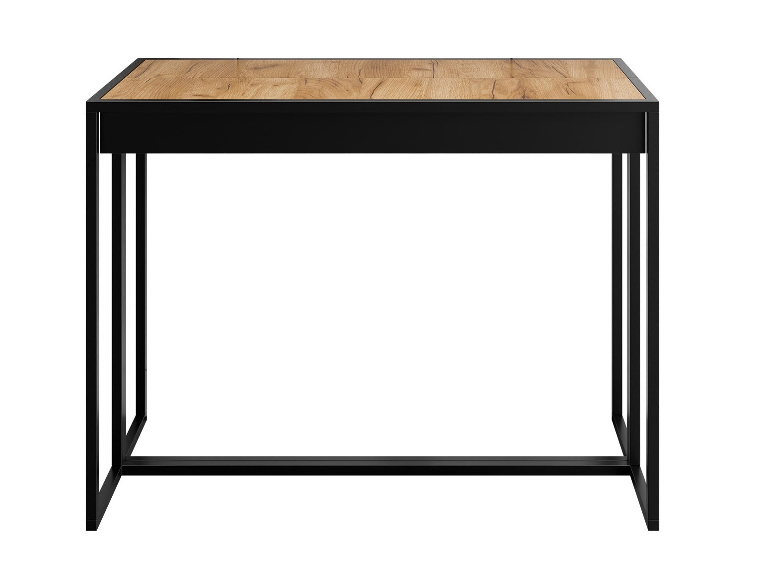 Mesa plegable Oswego 180 (Negro + Craft roble)