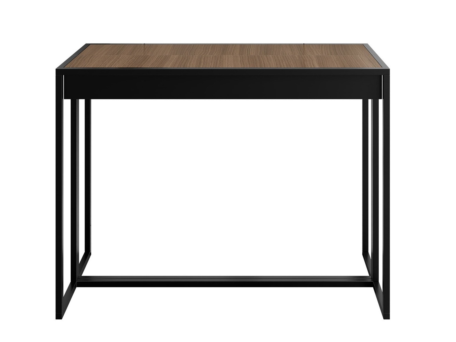 Mesa plegable Oswego 180 (Negro + Nuez oscura)