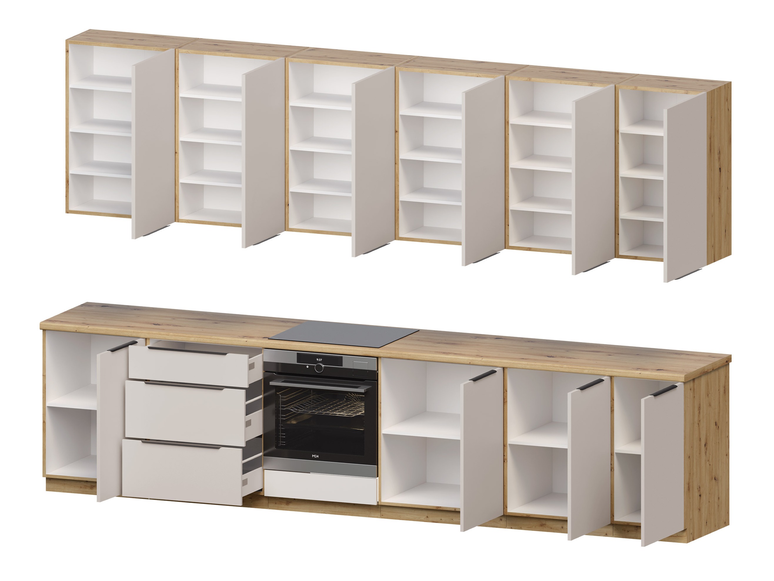Conjunto de cocina modular Sole 159