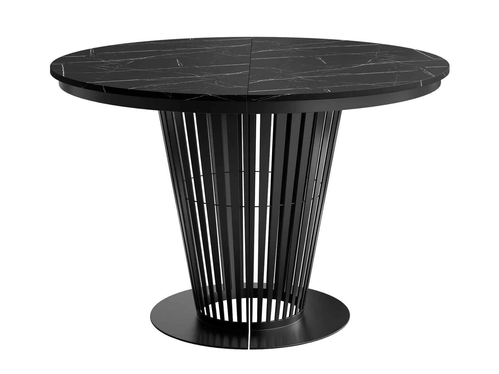 Mesa Oswego 179 (Negro + Mármol negro)