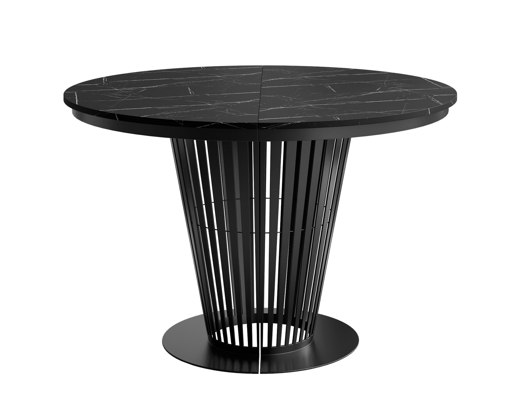Mesa Oswego 181 (Negro + Mármol negro)