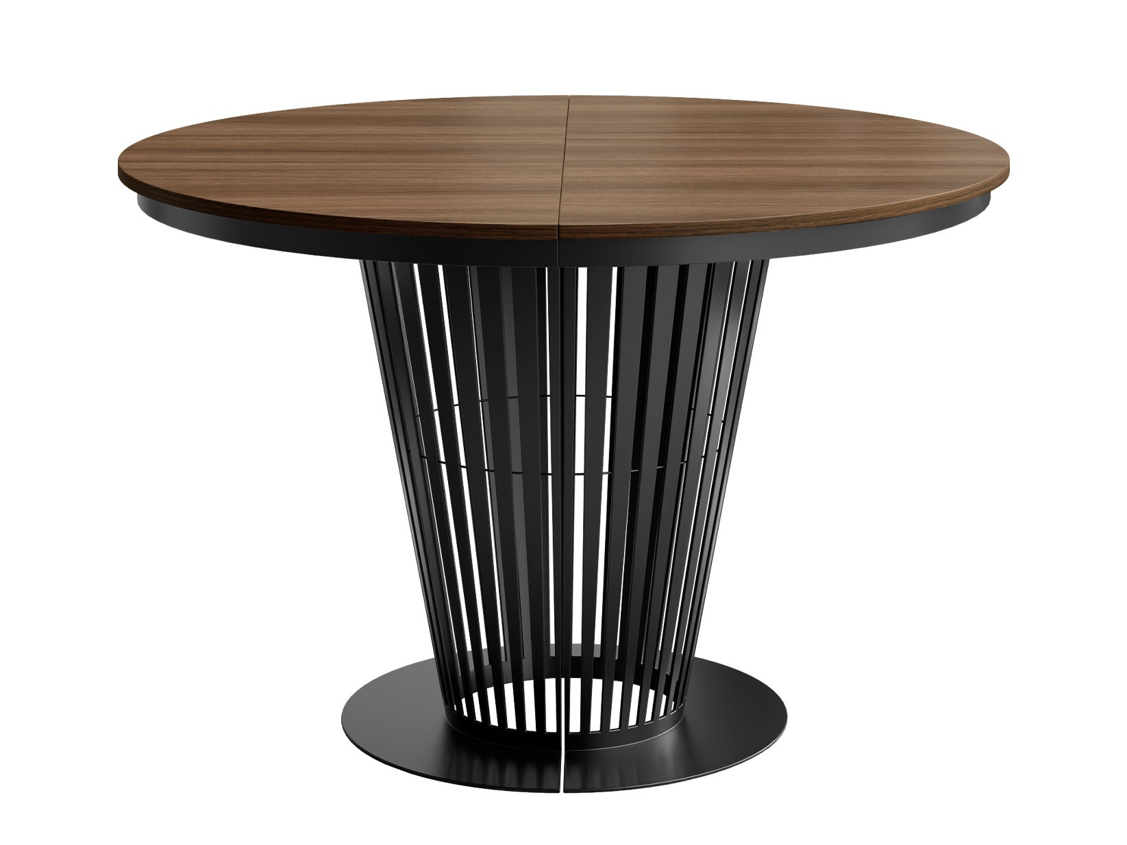 Mesa Oswego 181 (Negro + Nogal oscuro)