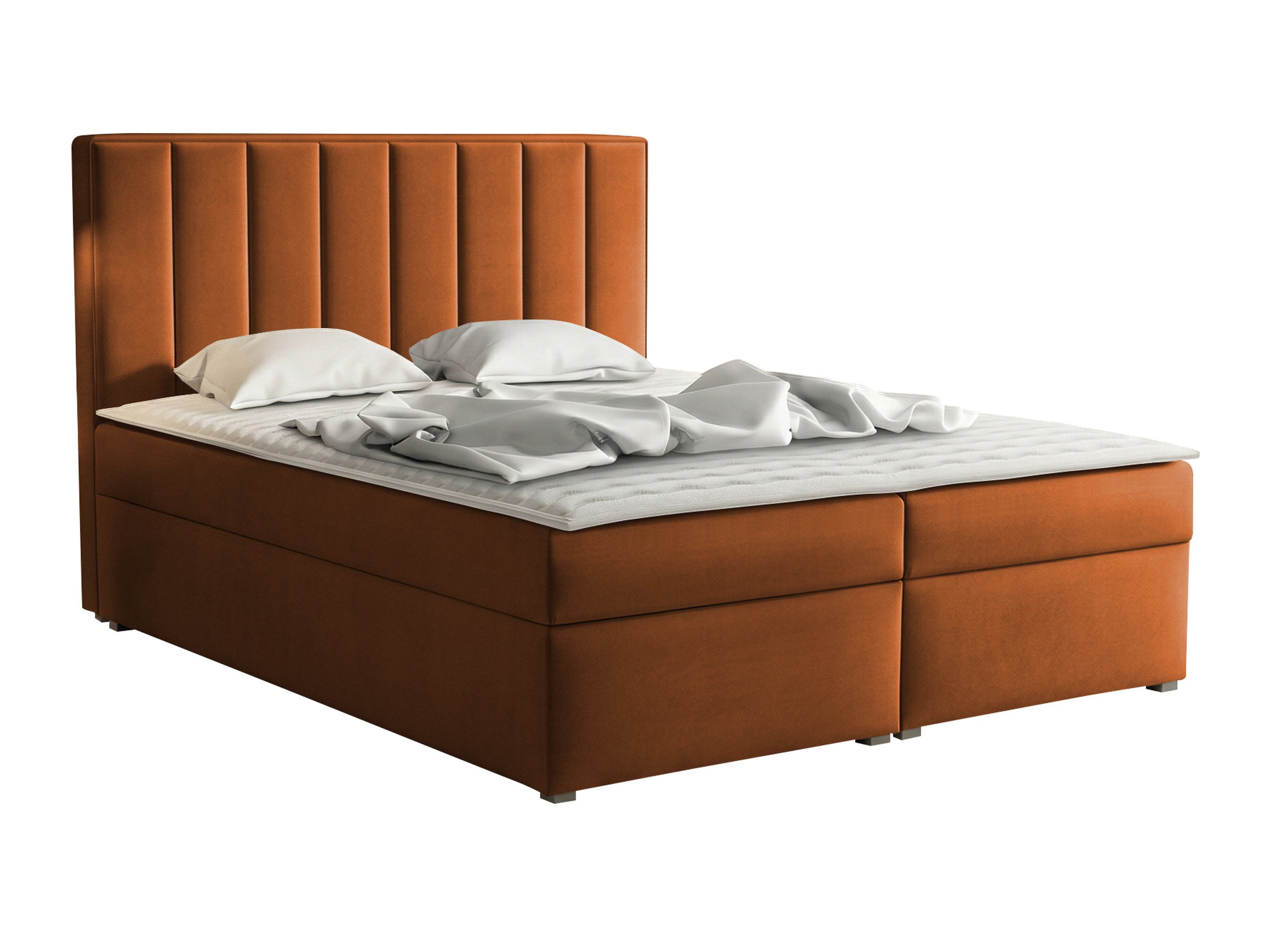 Cama continental Pomona 116 (Magic terciopelo 2213)