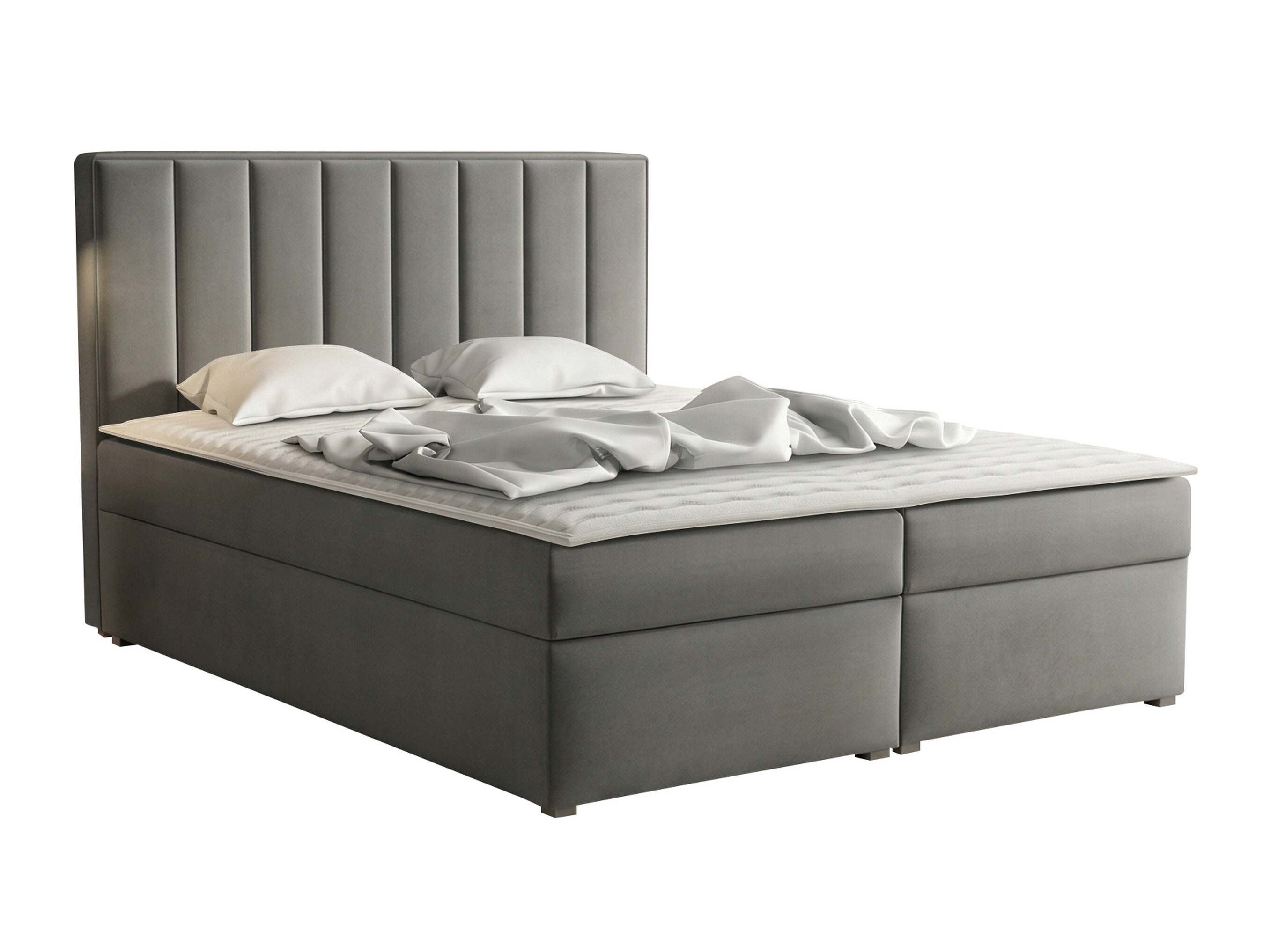 Cama continental Pomona 116 (Magic terciopelo 2217)