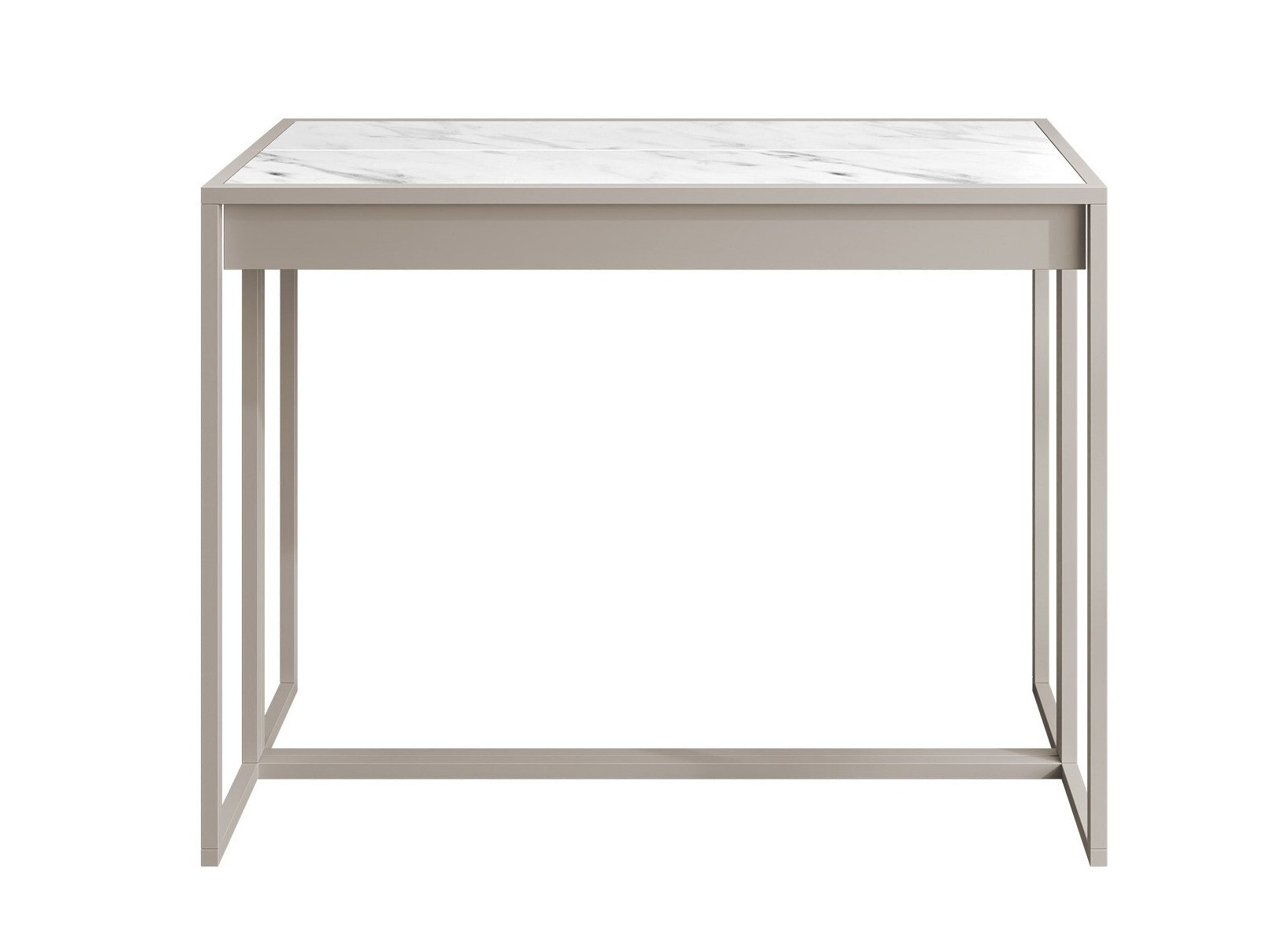 Mesa plegable Oswego 180 (Mármol blanco + Cachemira)