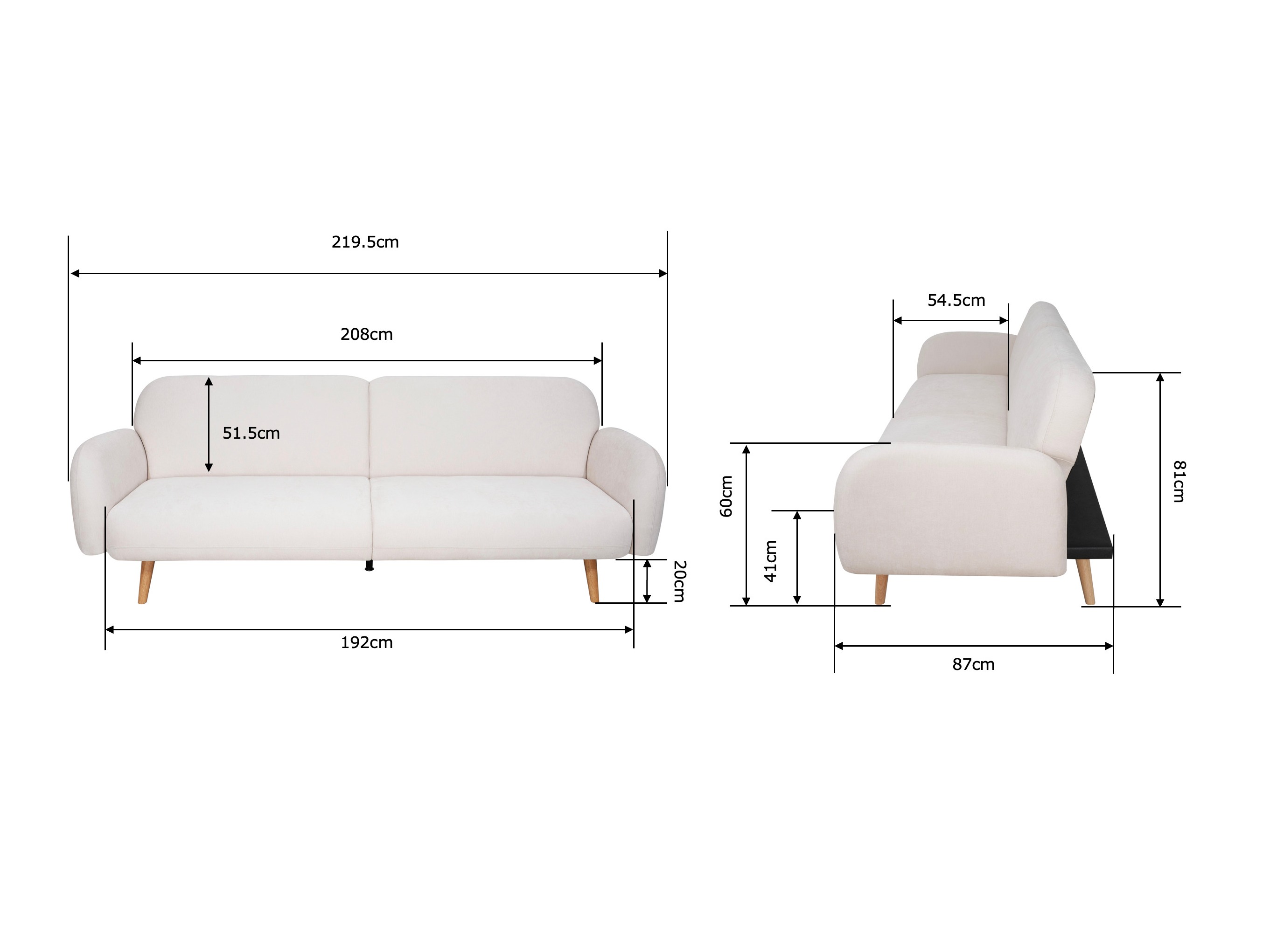 Sofá cama Comfivo Urbas (Maloy 22)