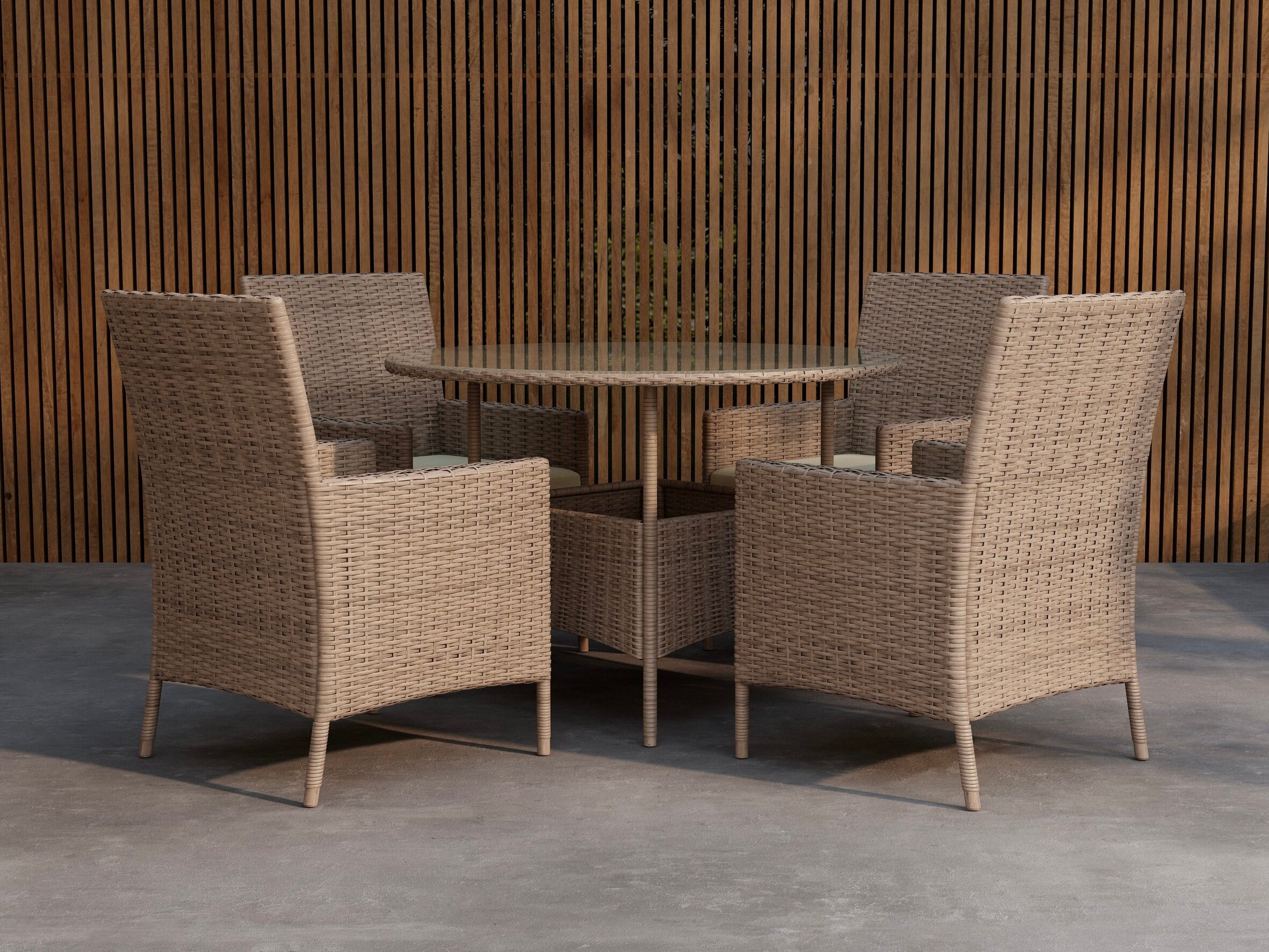 Conjunto de mesa y sillas Dallas 5242