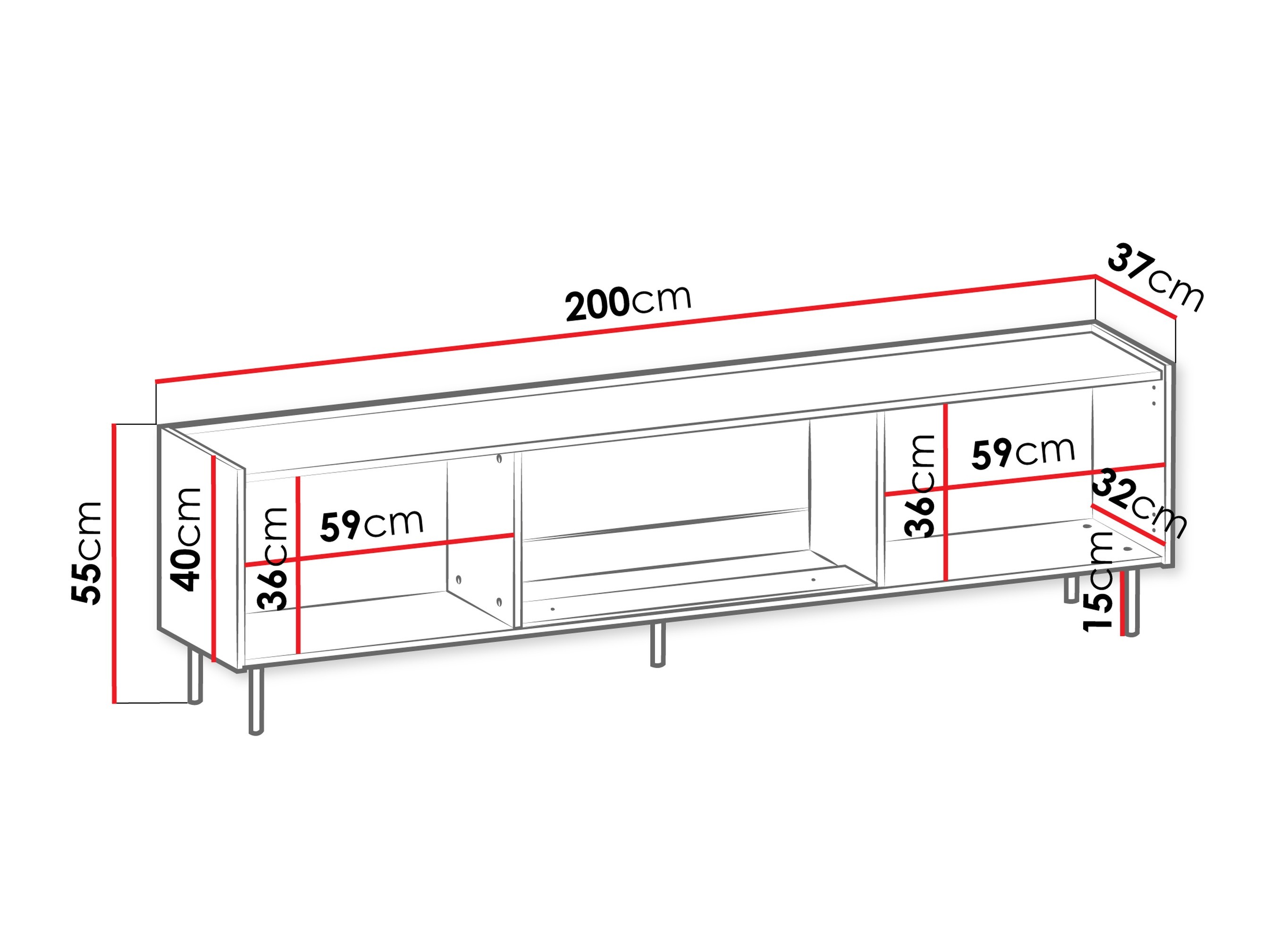 Mueble TV Comfivo Belviro II