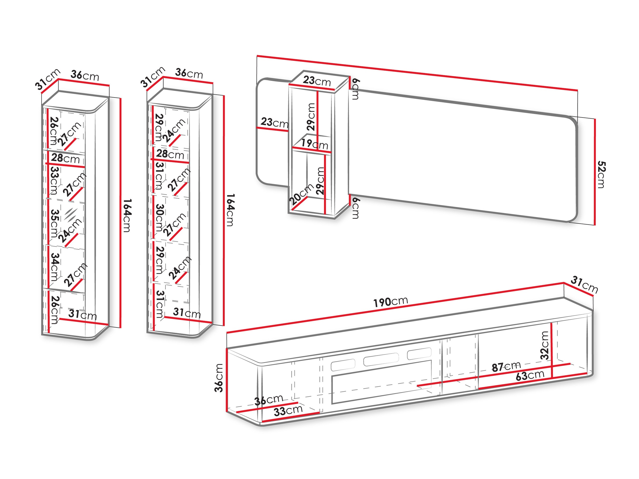 Conjunto de salón Dormele 112