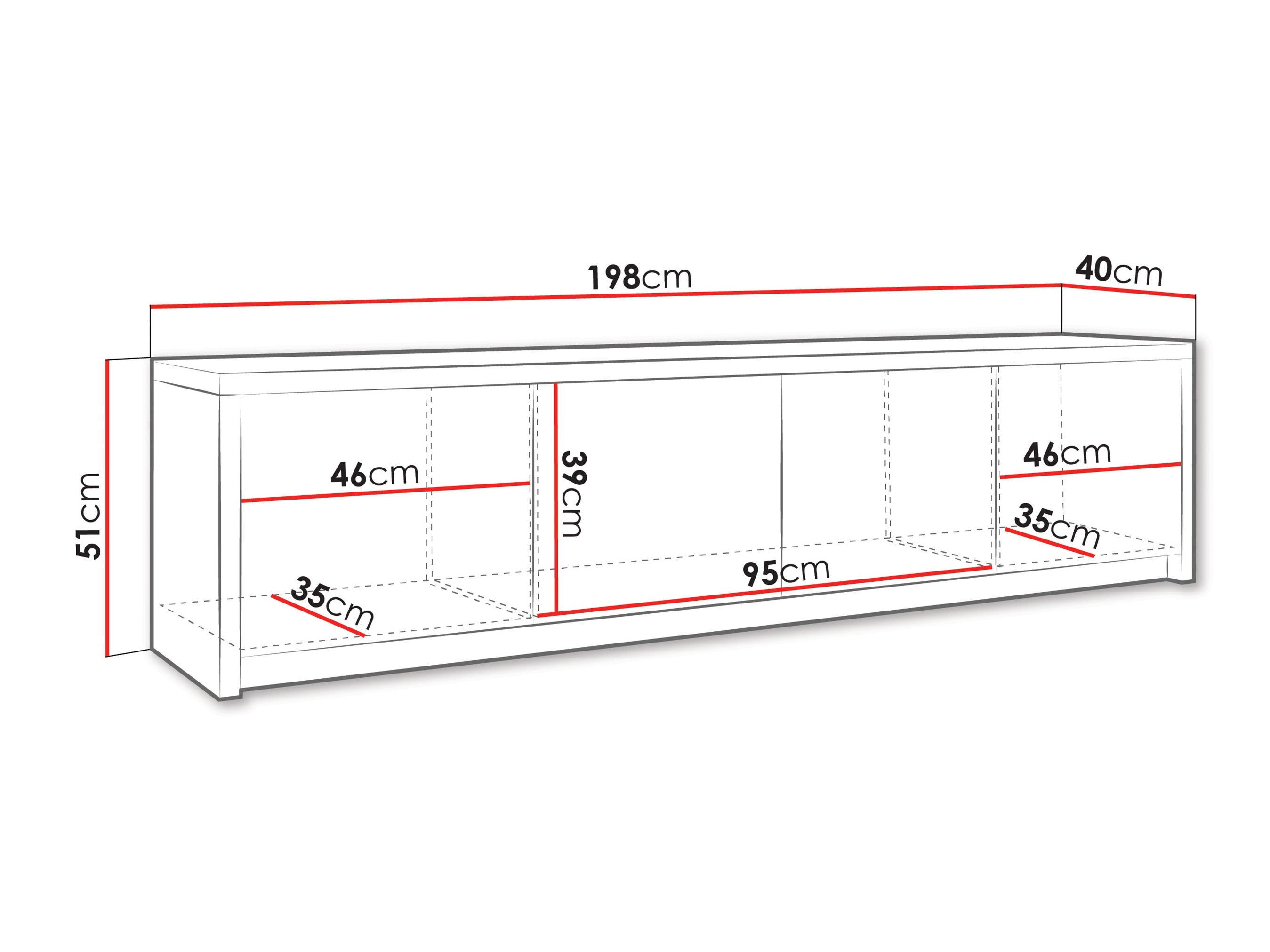 Mueble TV Lectio (Negro)