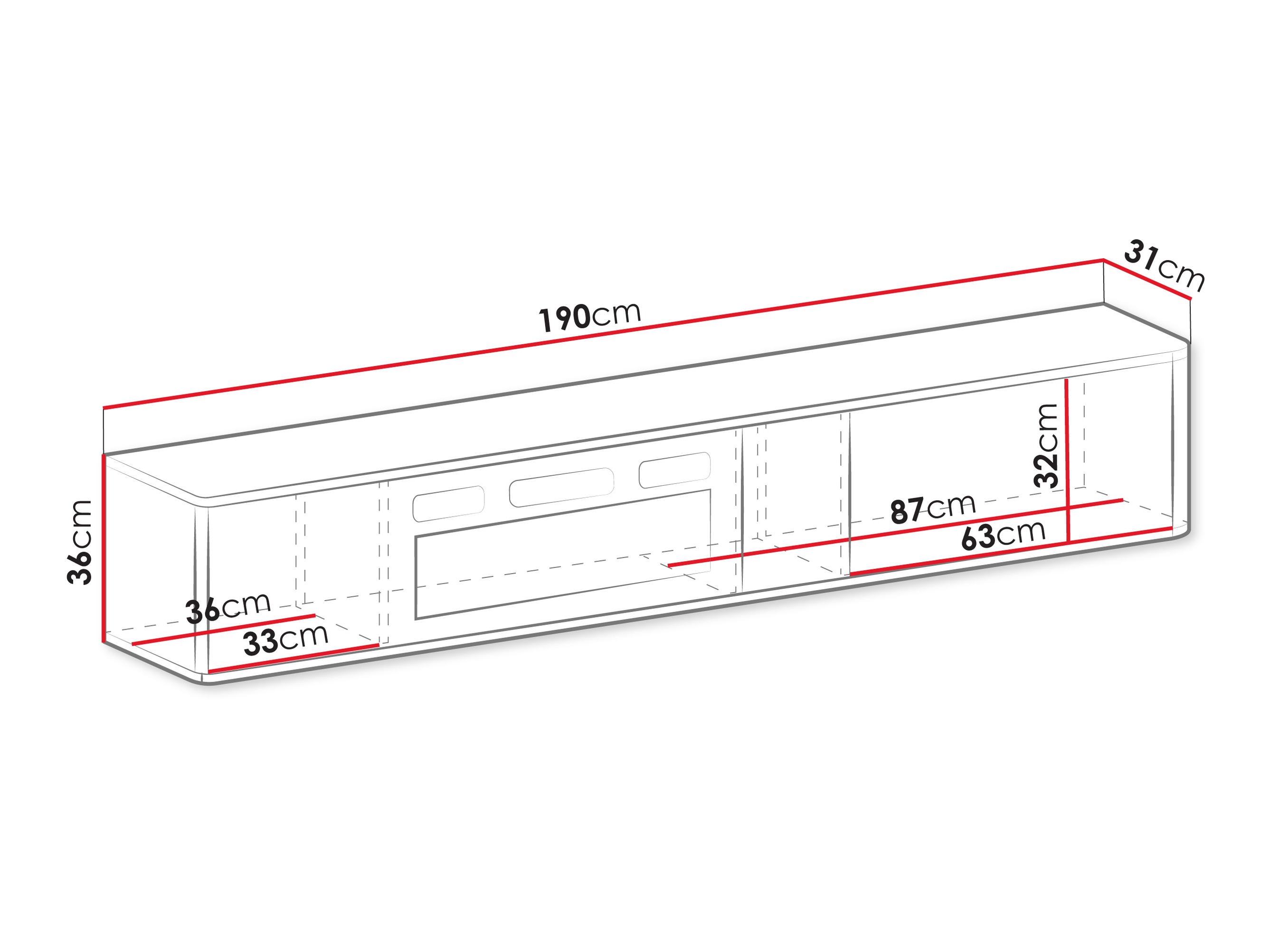Mueble TV Oratio IV (Cachemira)