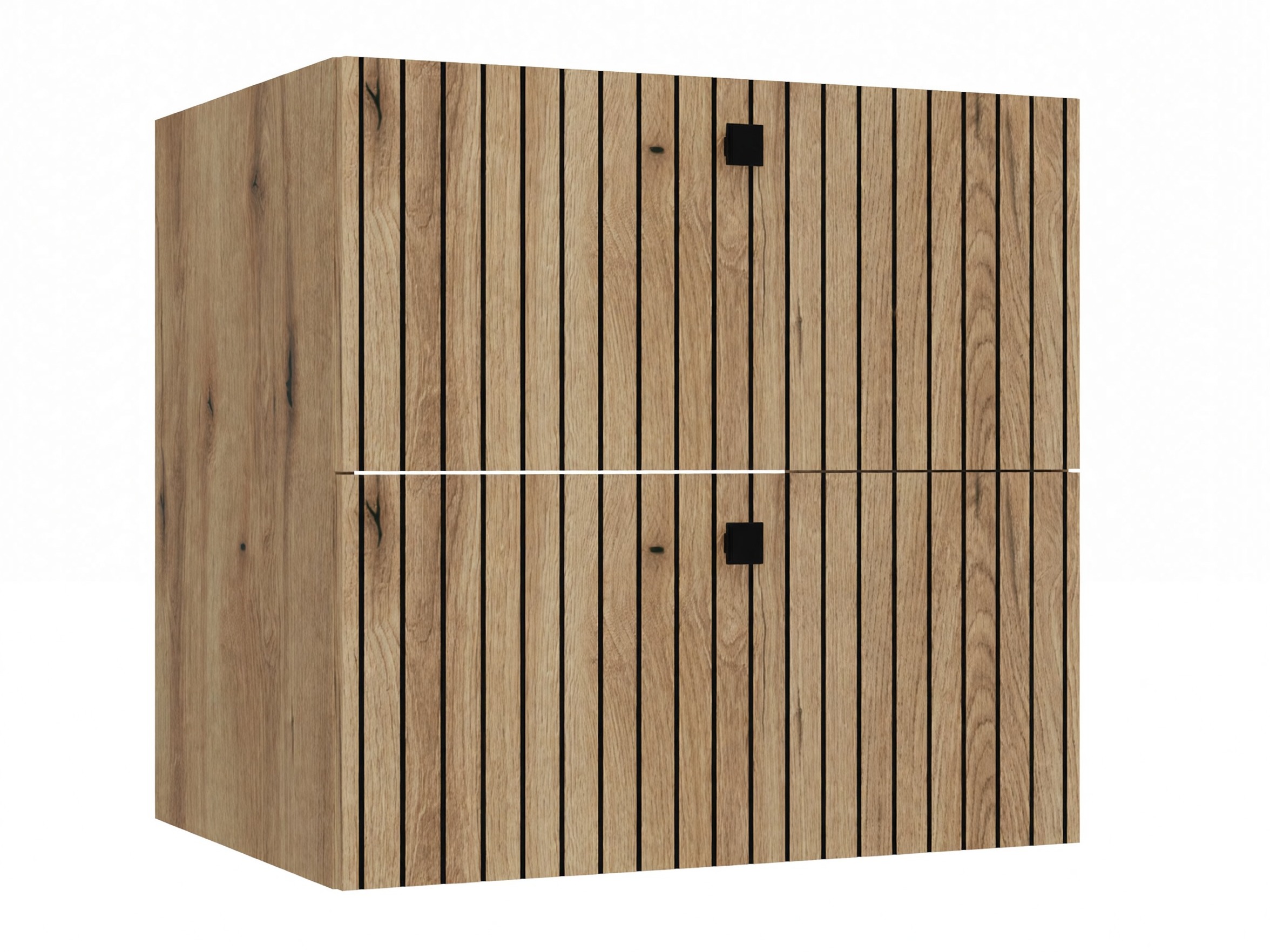 Armario de baño colgante para lavabo Mandeville 314 (Roble)