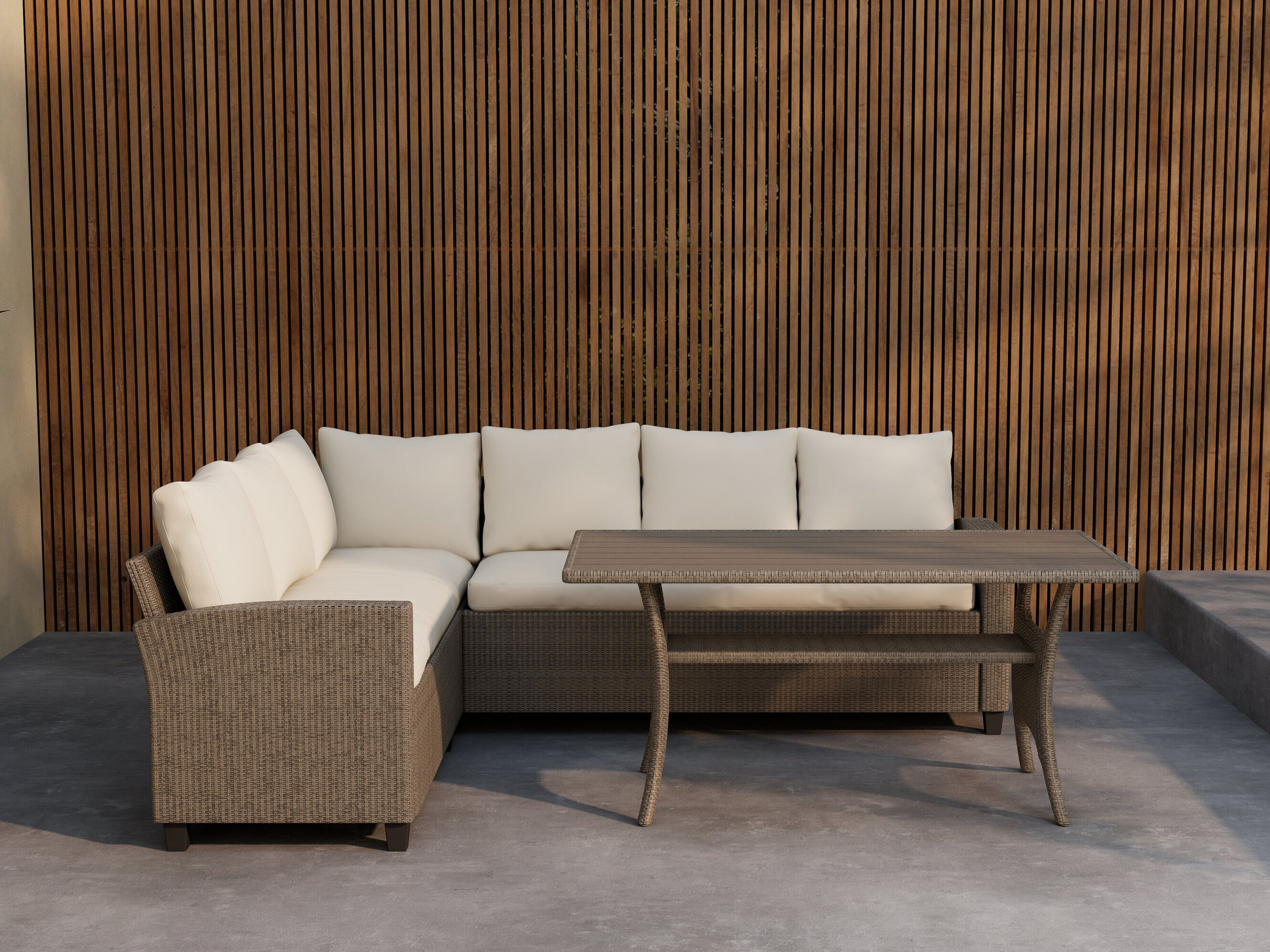 Conjunto de muebles de exterior Dallas 4628 (Beige)