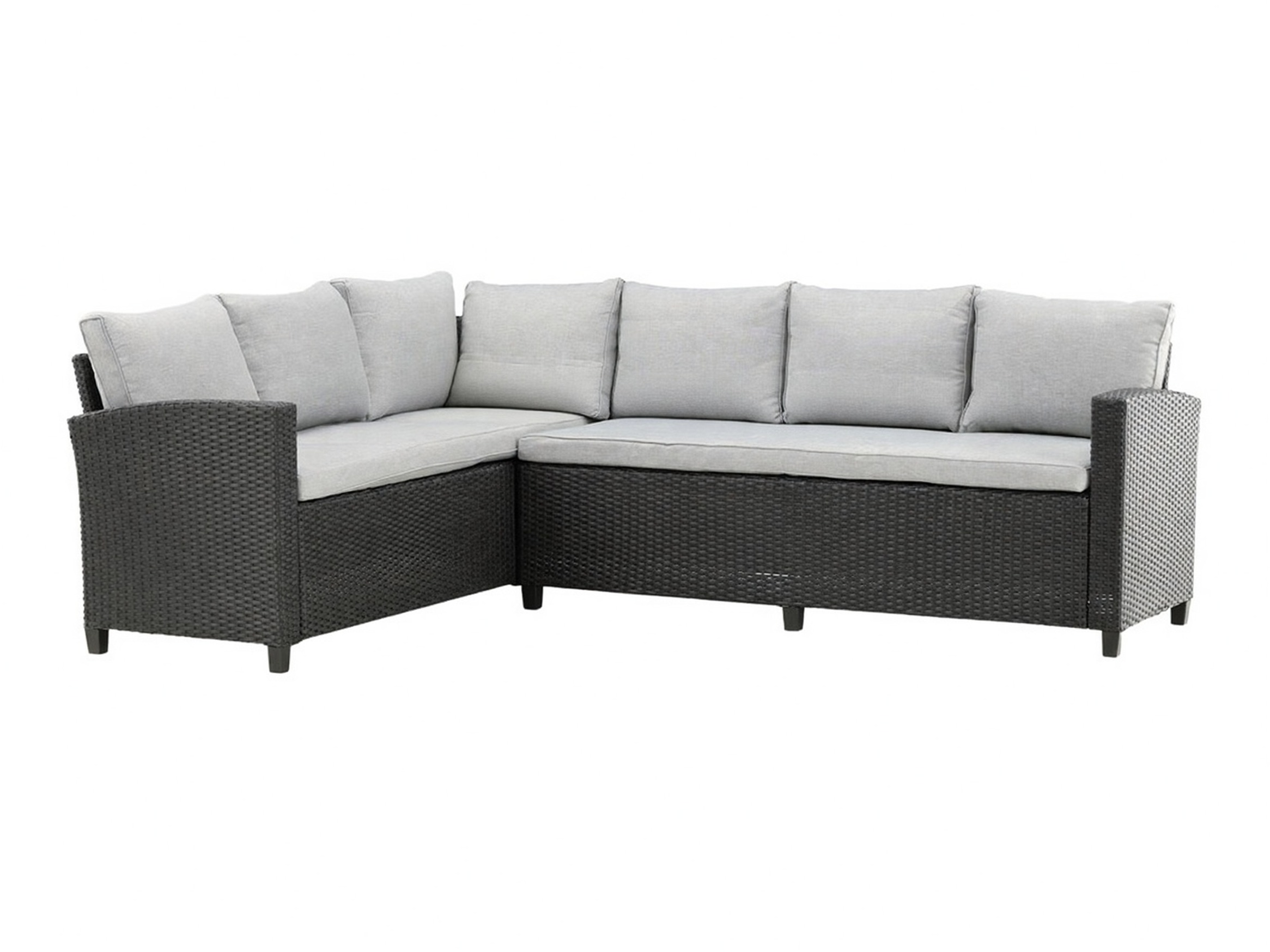 Conjunto de muebles de exterior Dallas 4628 (Gris oscuro + Gris claro)