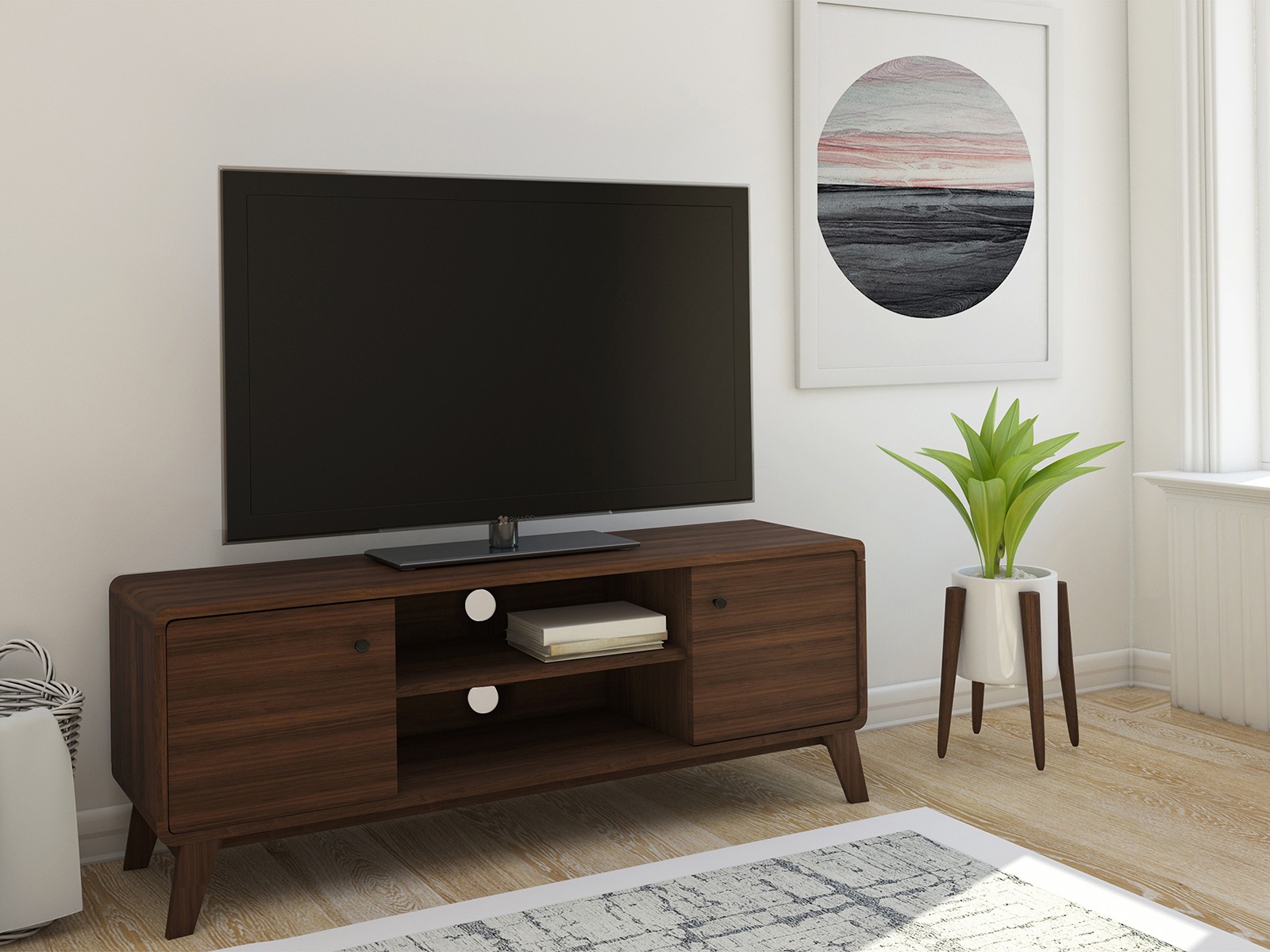 Mueble TV Elbtena 107 (Nuez)