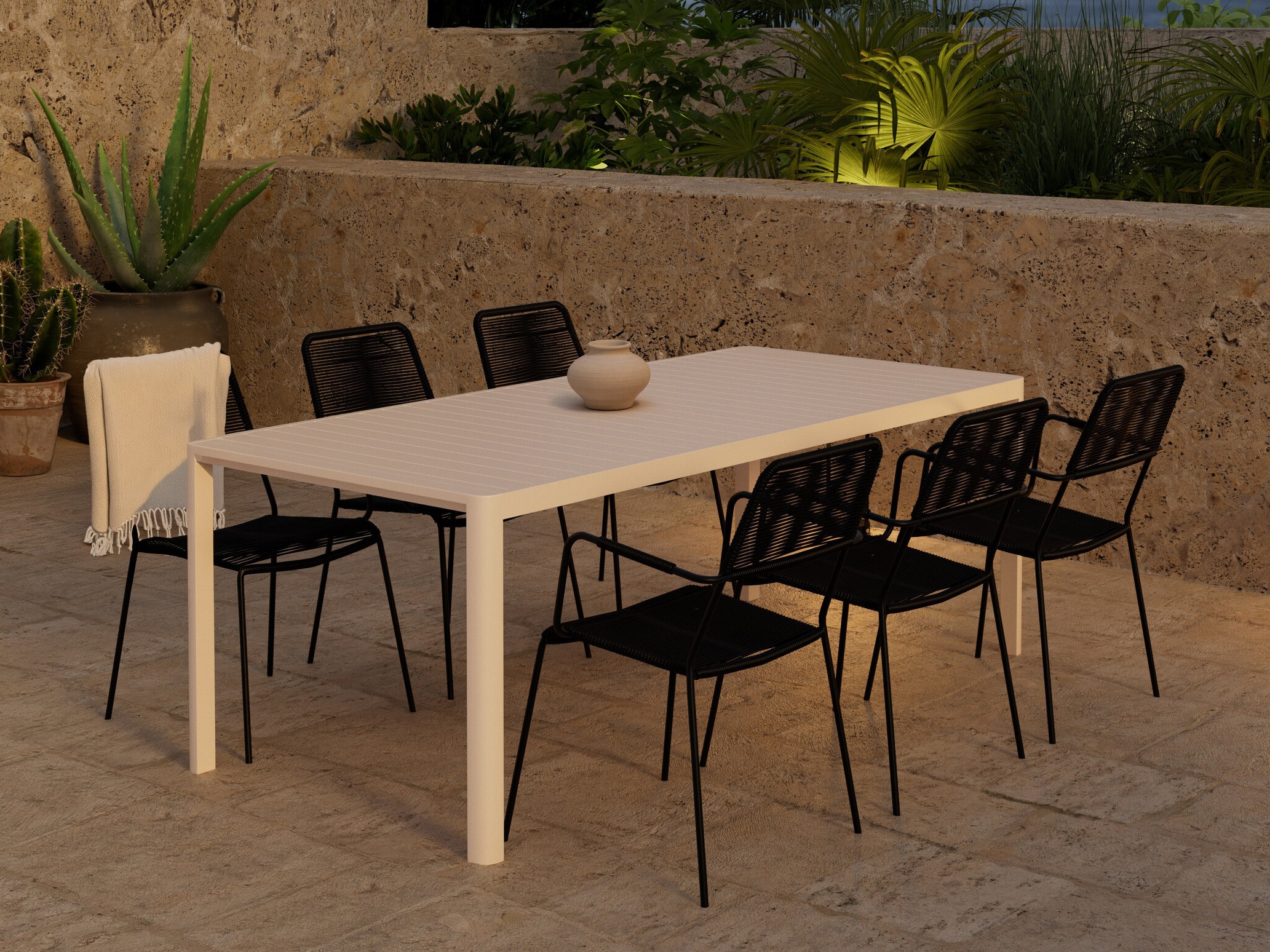 Conjunto de mesa y sillas Dallas 5259